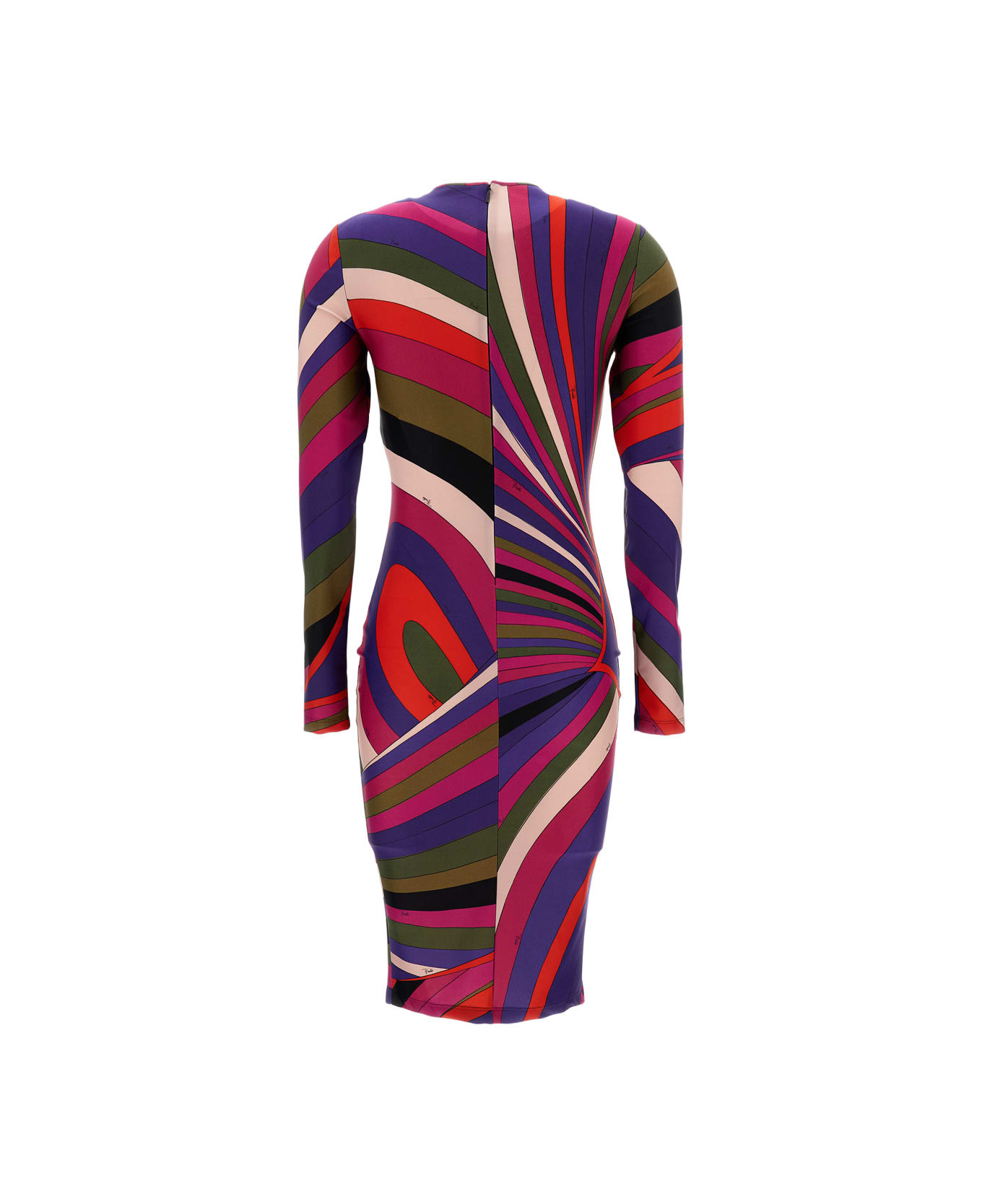 Pucci Lycra Dress With Iride Print - MultiColour