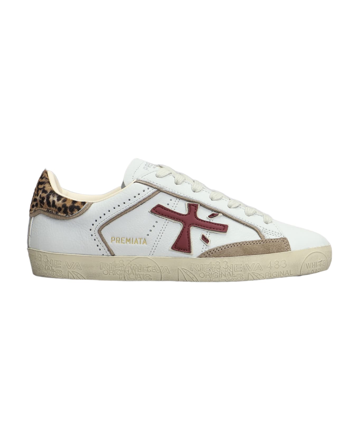 Premiata Steven Sneakers In White Leather | italist, ALWAYS