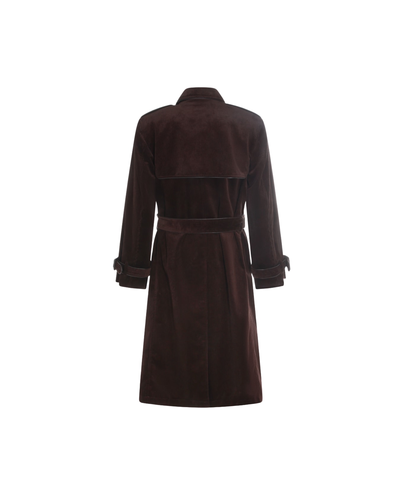 Burberry Brown Cotton Eastwood Trench Coat - Brown