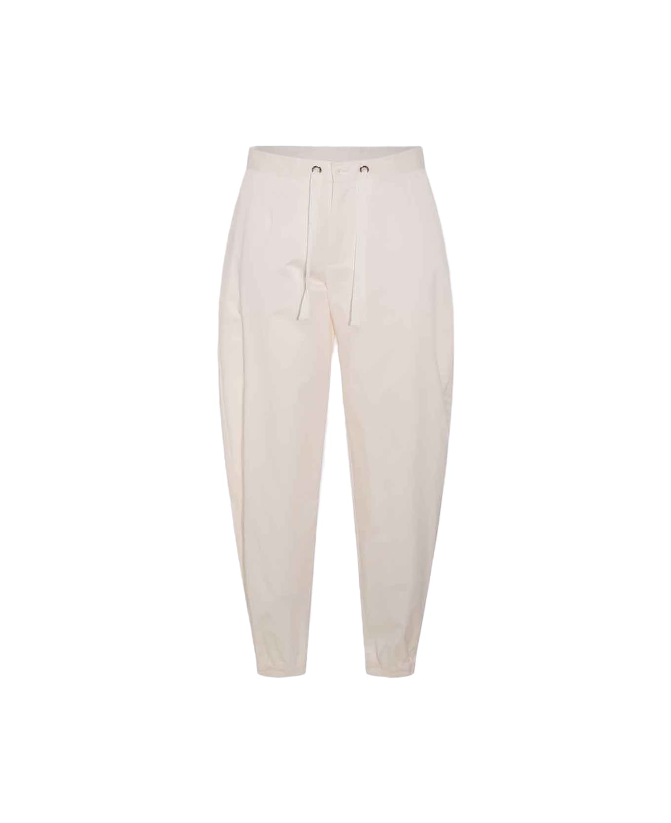 Dolce & Gabbana Cream Cotton Pants - White