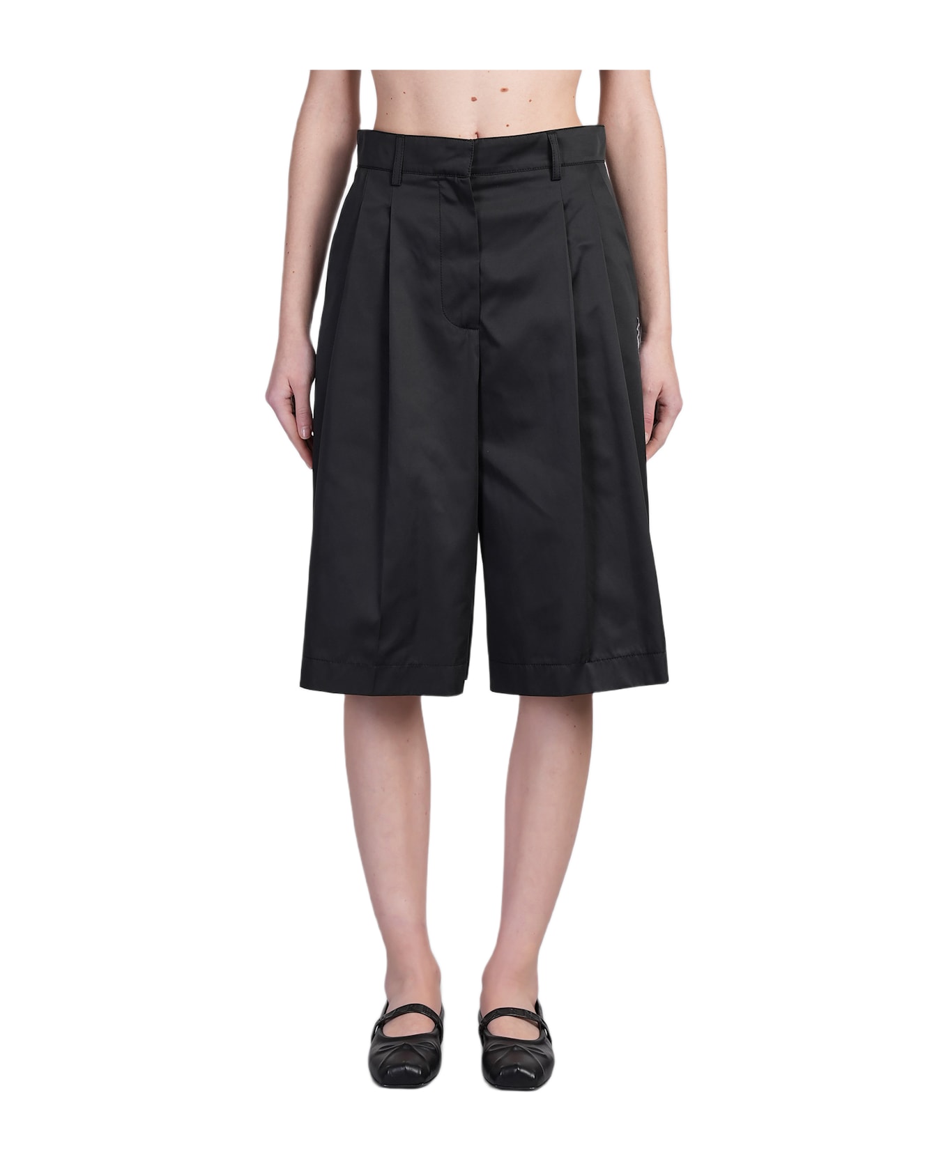 Marni Shorts In Black Cotton - black