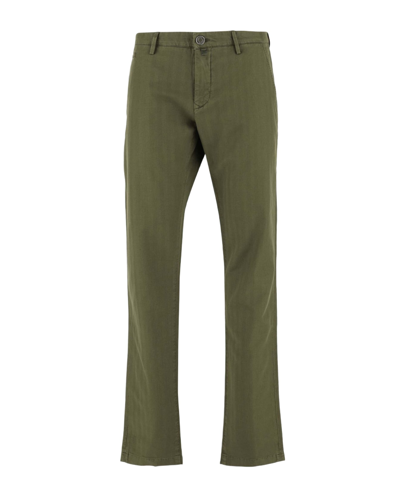 Jacob Cohen Cotton Blend Stretch Pants - Green