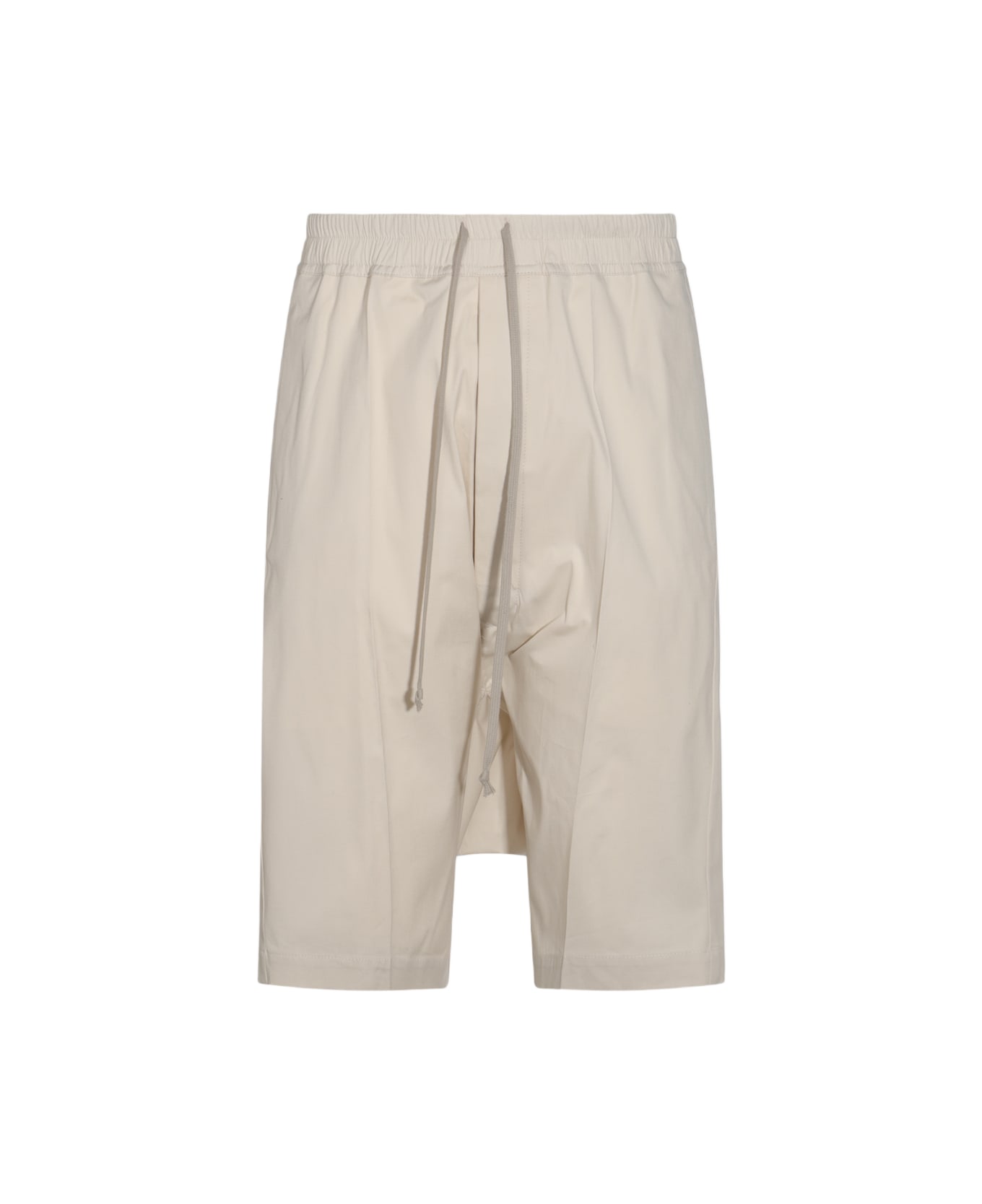 Rick Owens Beige Cotton Rick S Pods Shorts - Beige