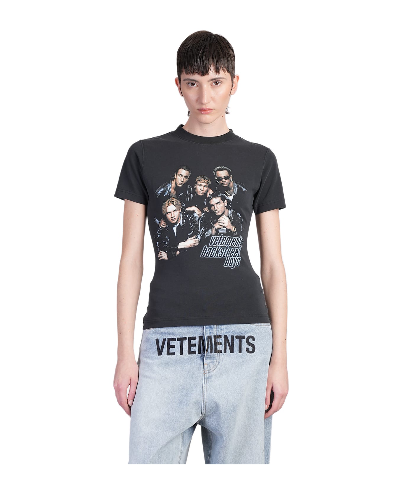 VETEMENTS T-shirt In Black Cotton - black