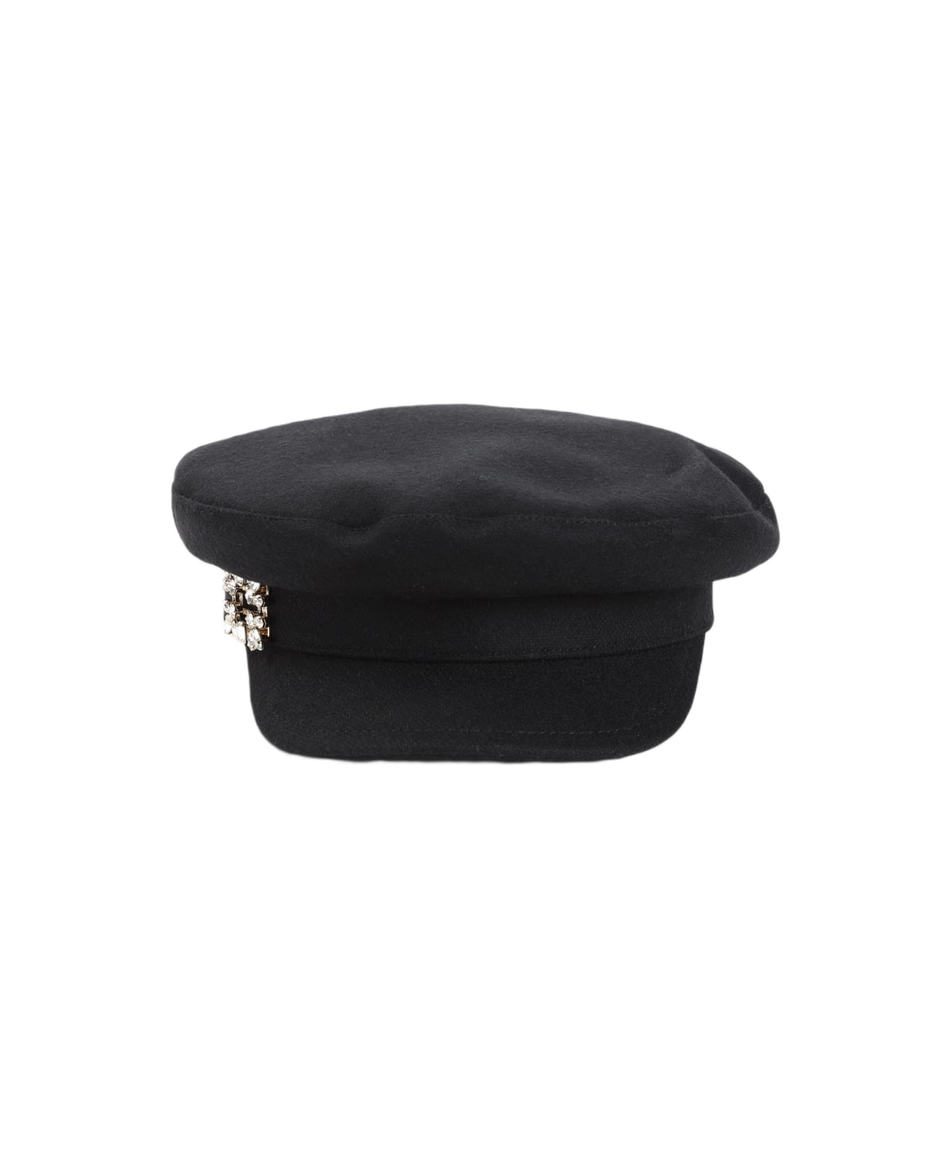 Roger Vivier Broche Sailor Hat - Nero