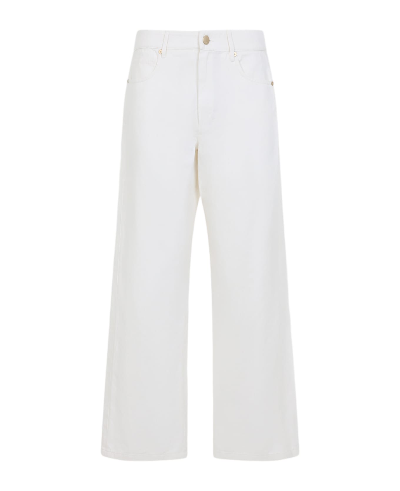 'S Max Mara Onorata Pants - Bianco Lino