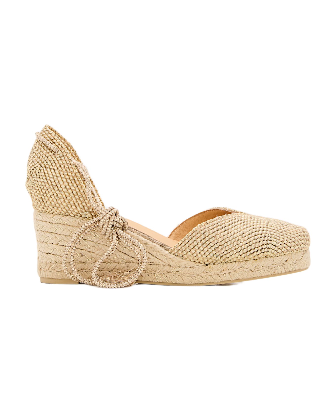 Castañer Espadrillas Wedge - Oro