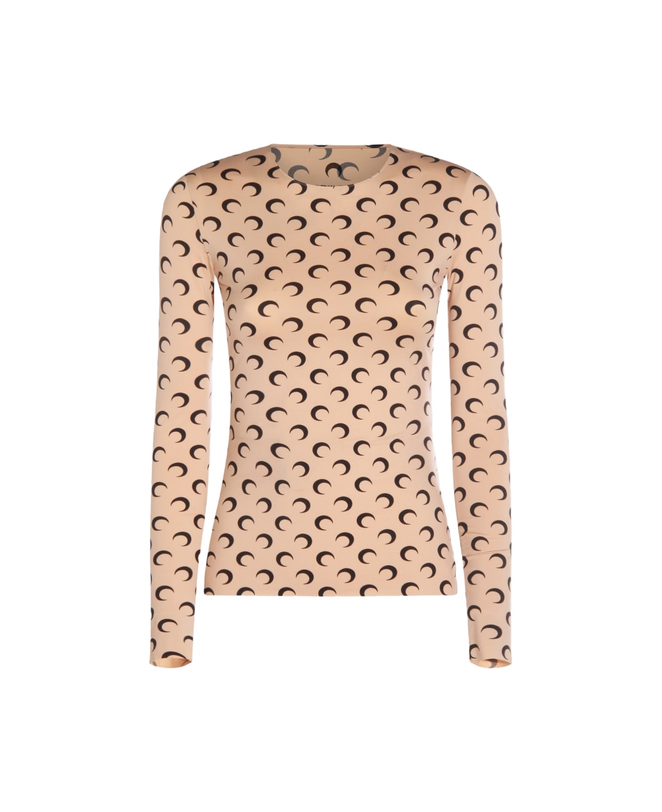 Marine Serre Pink Top - Brown