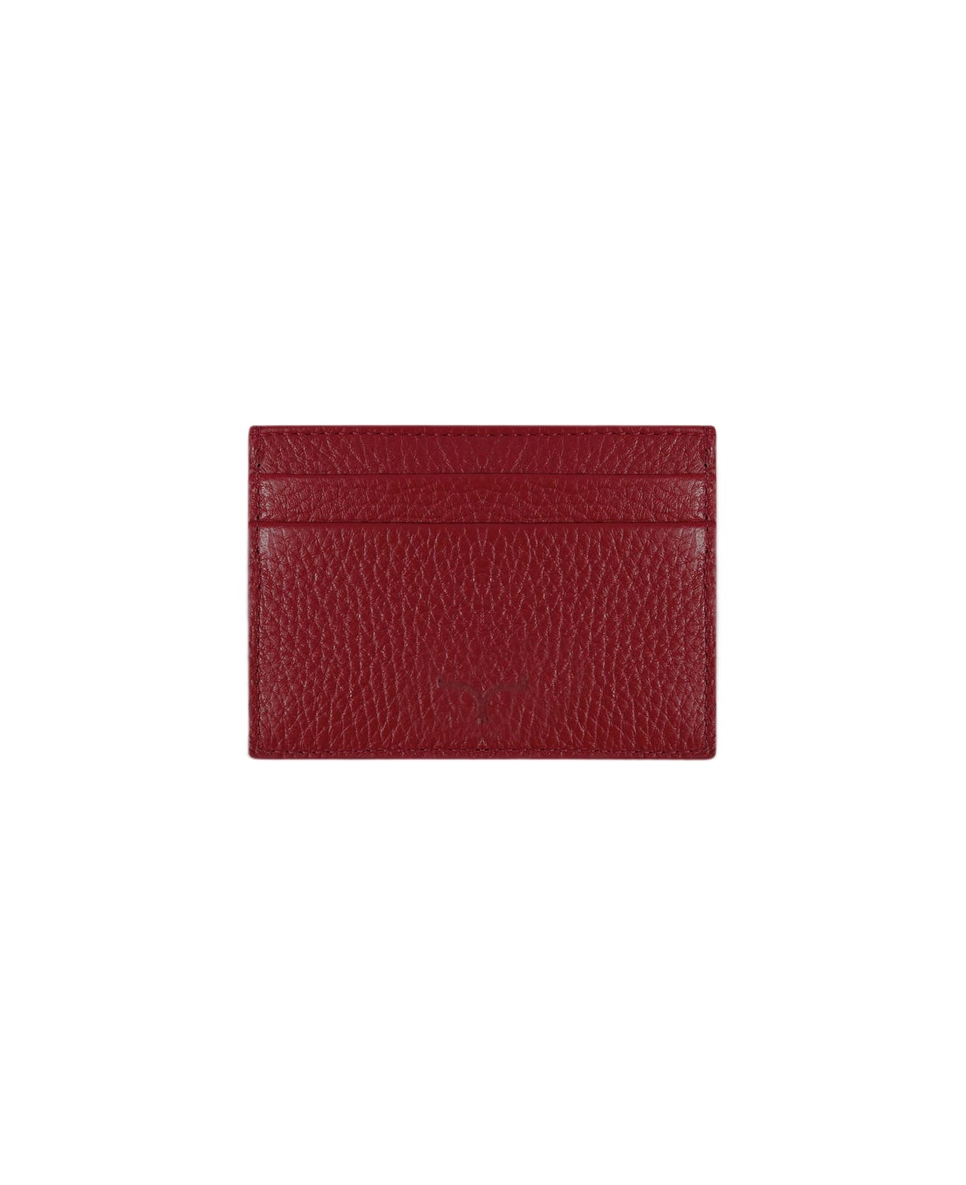 Larusmiani Card Holder Value Wallet - DarkRed