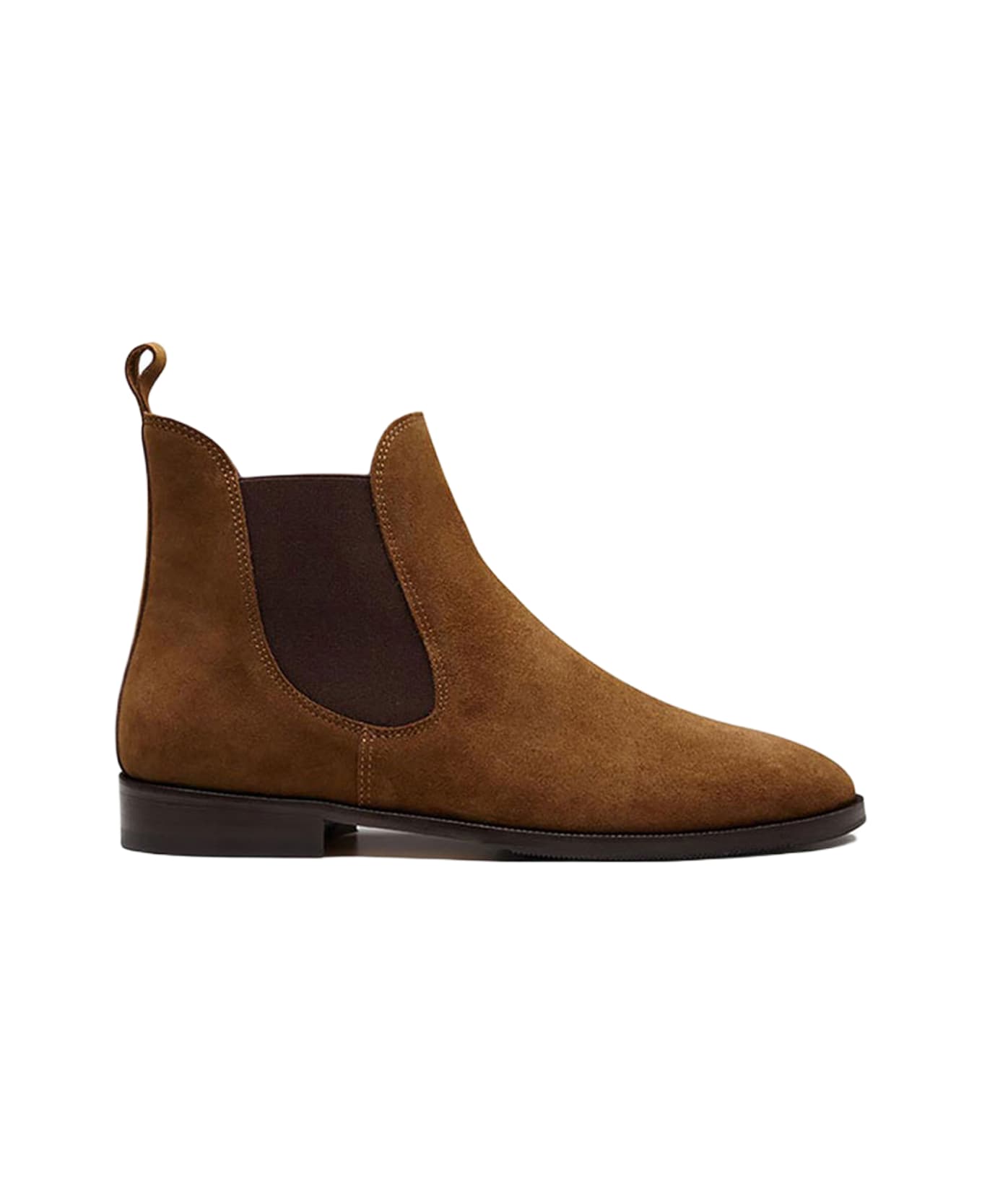 CB Made in Italy Suede Boots Sessanta - Tobacco