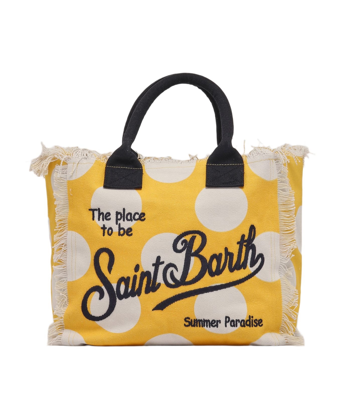MC2 Saint Barth Vanity Shoulder Bag - GIALLO-BIANCO トートバッグ
