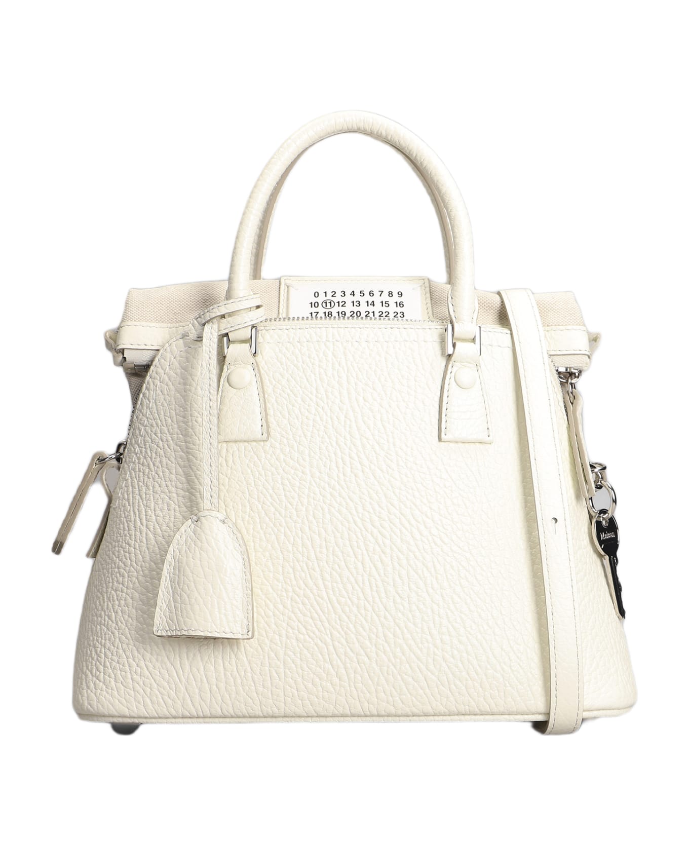 Maison Margiela Hand Bag In White Leather - white