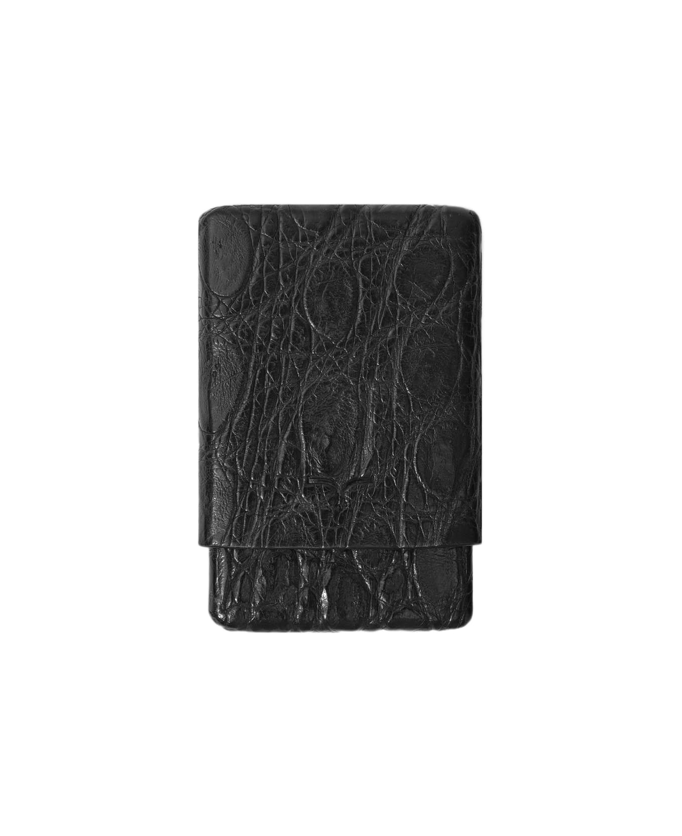 Larusmiani Business Cards/credit Cards Holder Wallet - Black