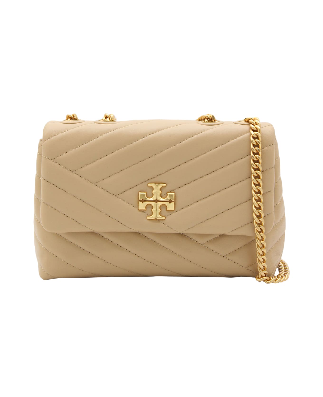 Tory Burch Desert Dune Leather Kira Shoulder Bag - Desert Dune