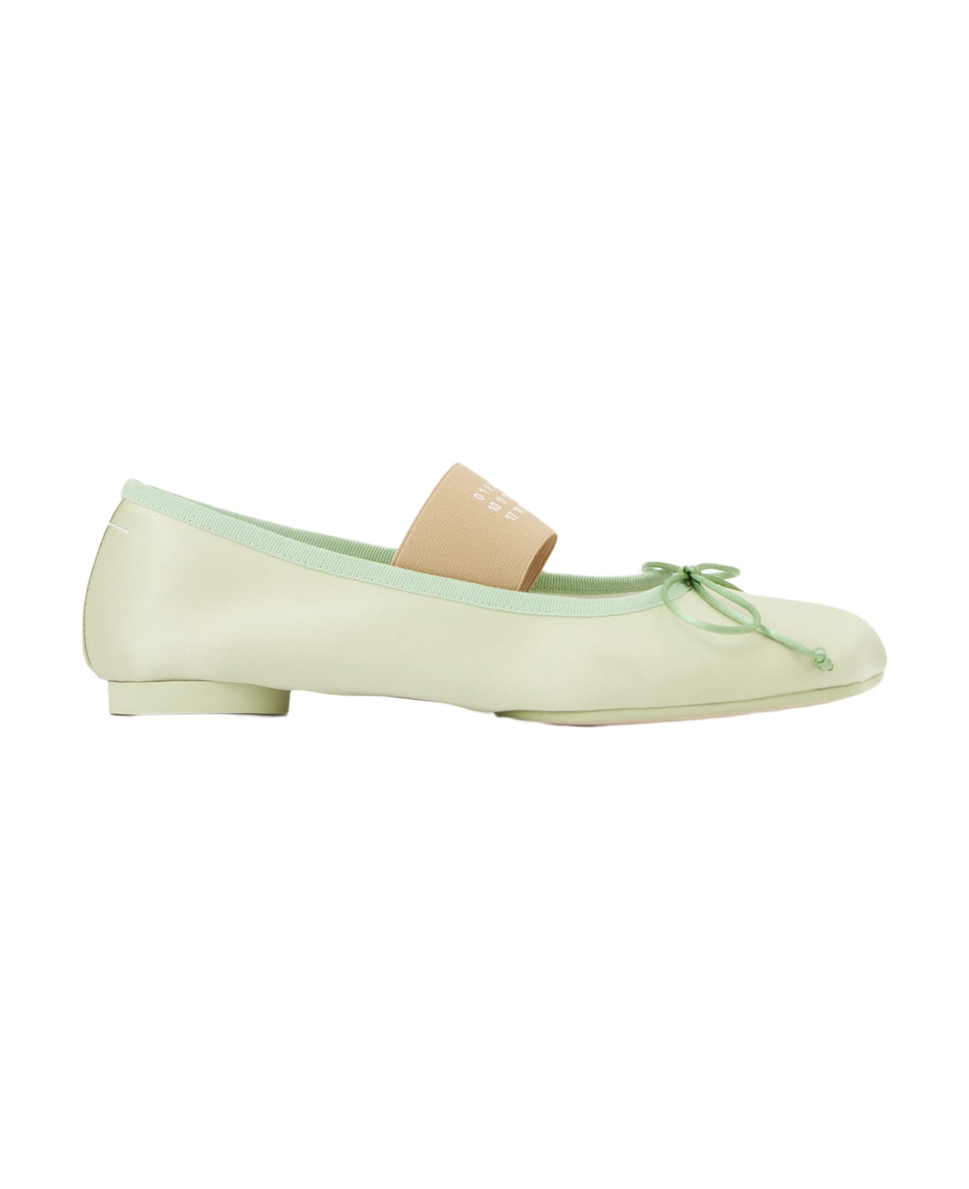 MM6 Maison Margiela Ballet Shoe Ballet Flats - green