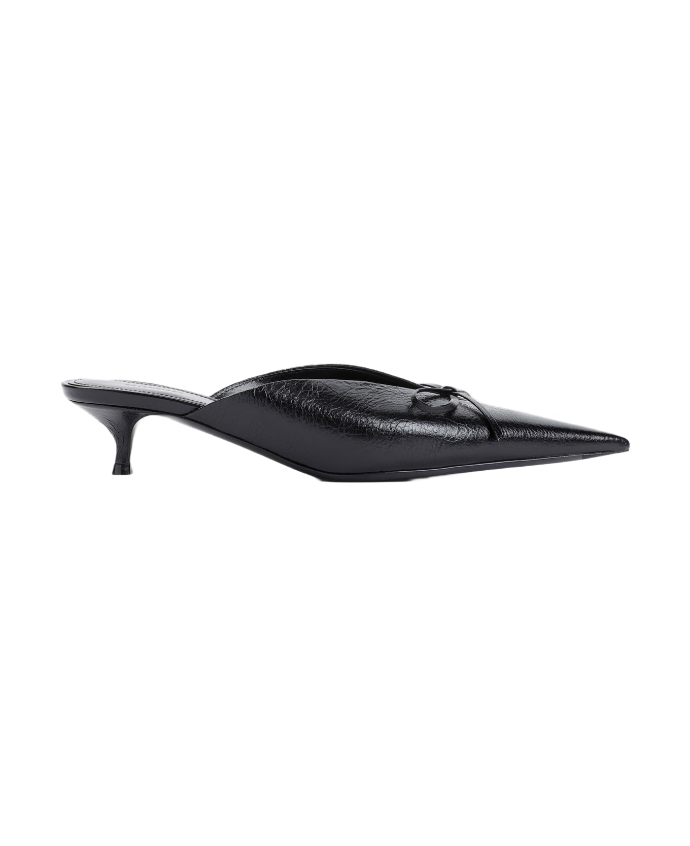 Balenciaga Knife Bow Arena L40 Mules - Black