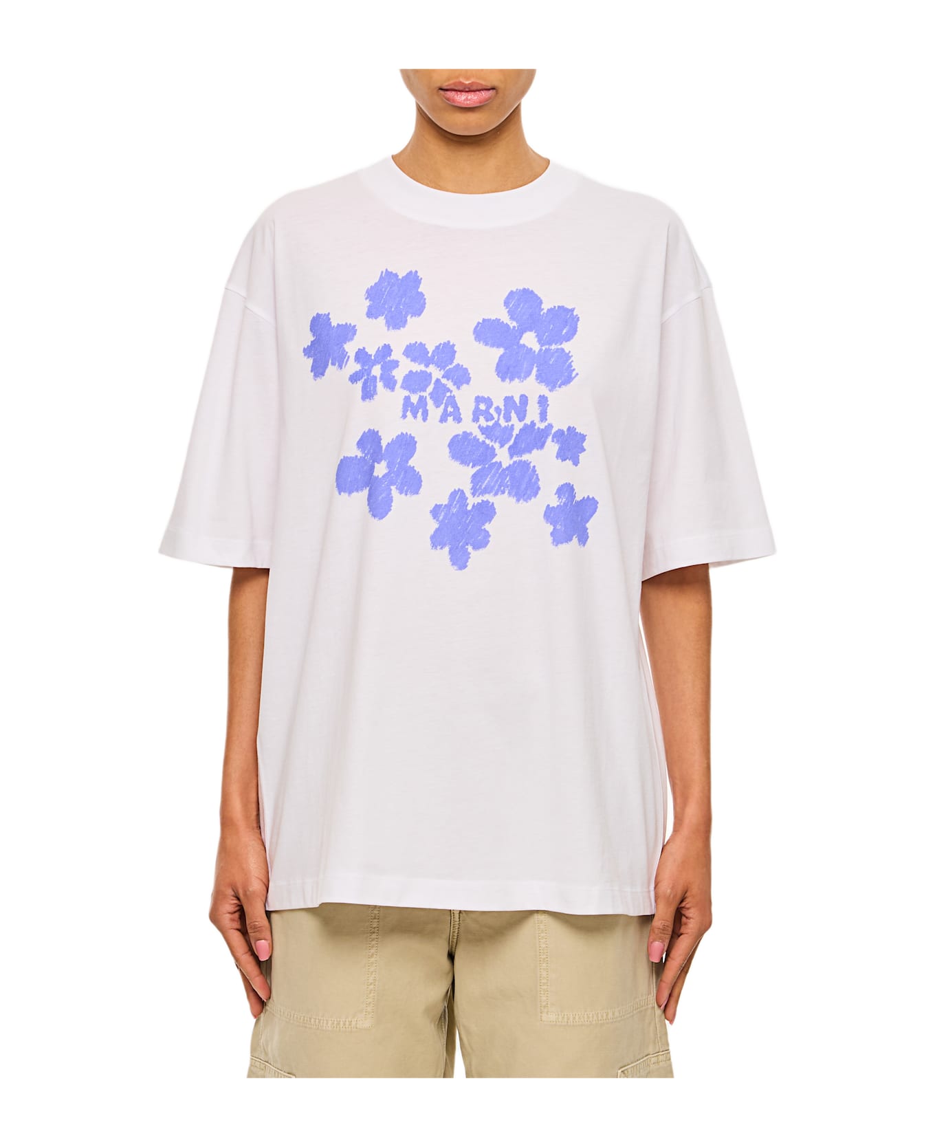 Marni White Cotton T-shirt - White