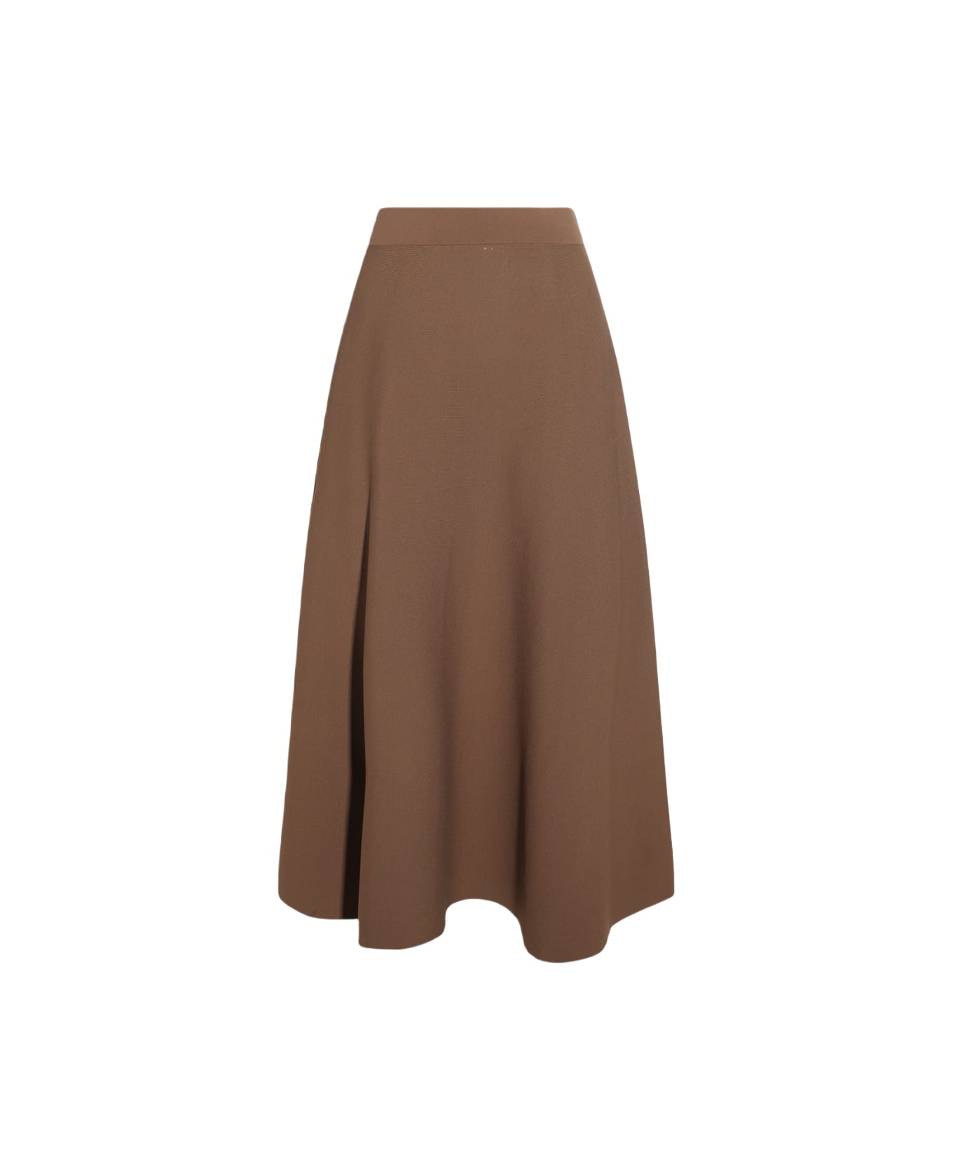 Max Mara Beige Lazio Midi Skirt - Brown スカート