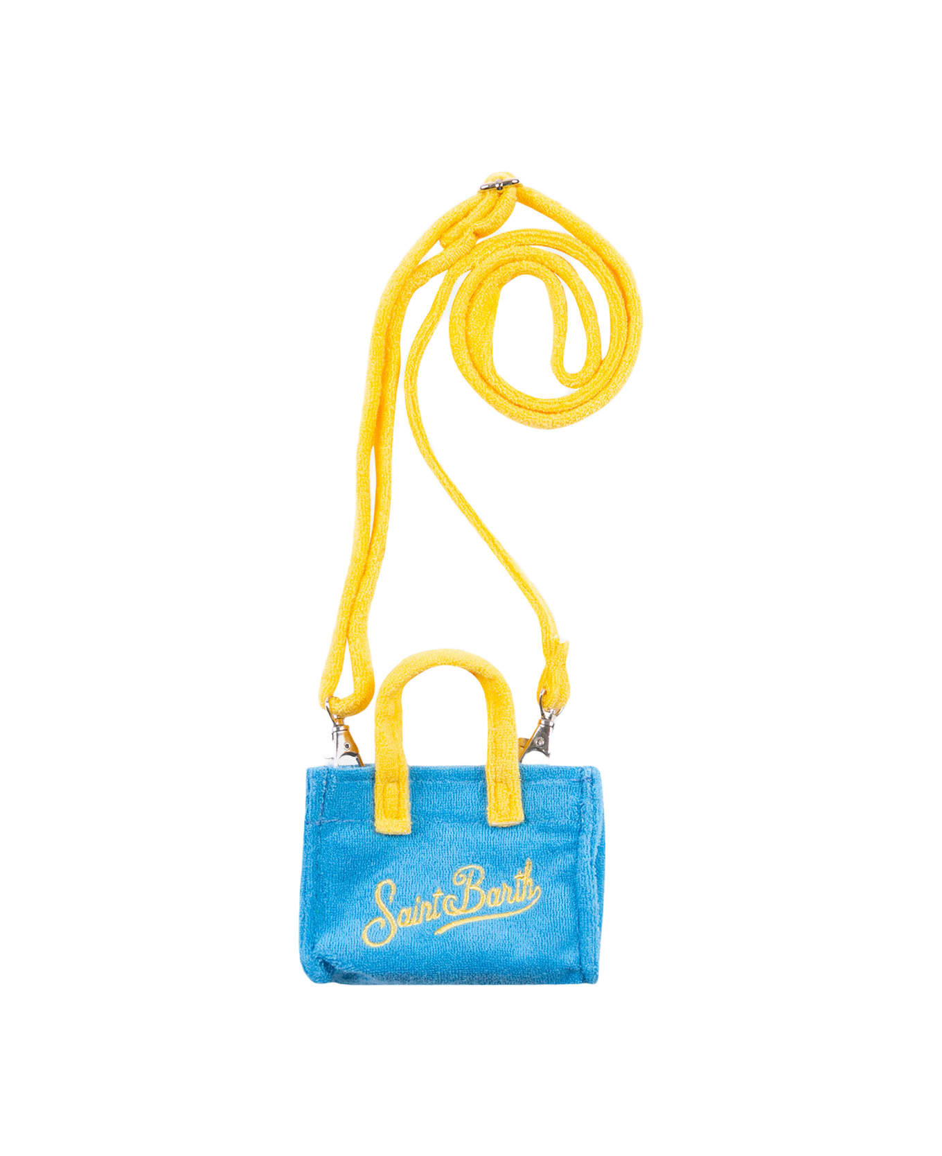 MC2 Saint Barth Turquoise Terry Key Holder - BLUE