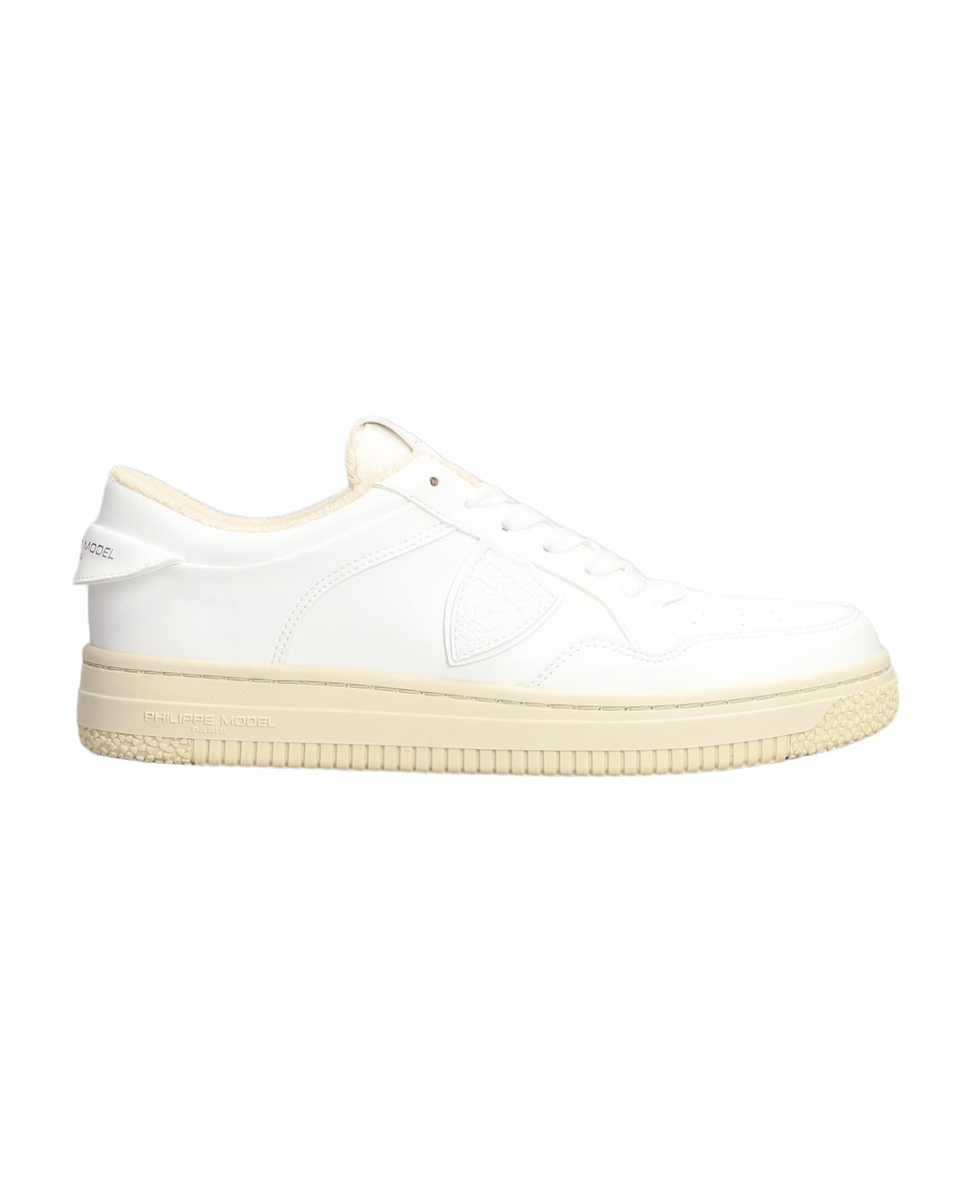 Philippe Model Lyon Sneakers In White Leather - White スニーカー