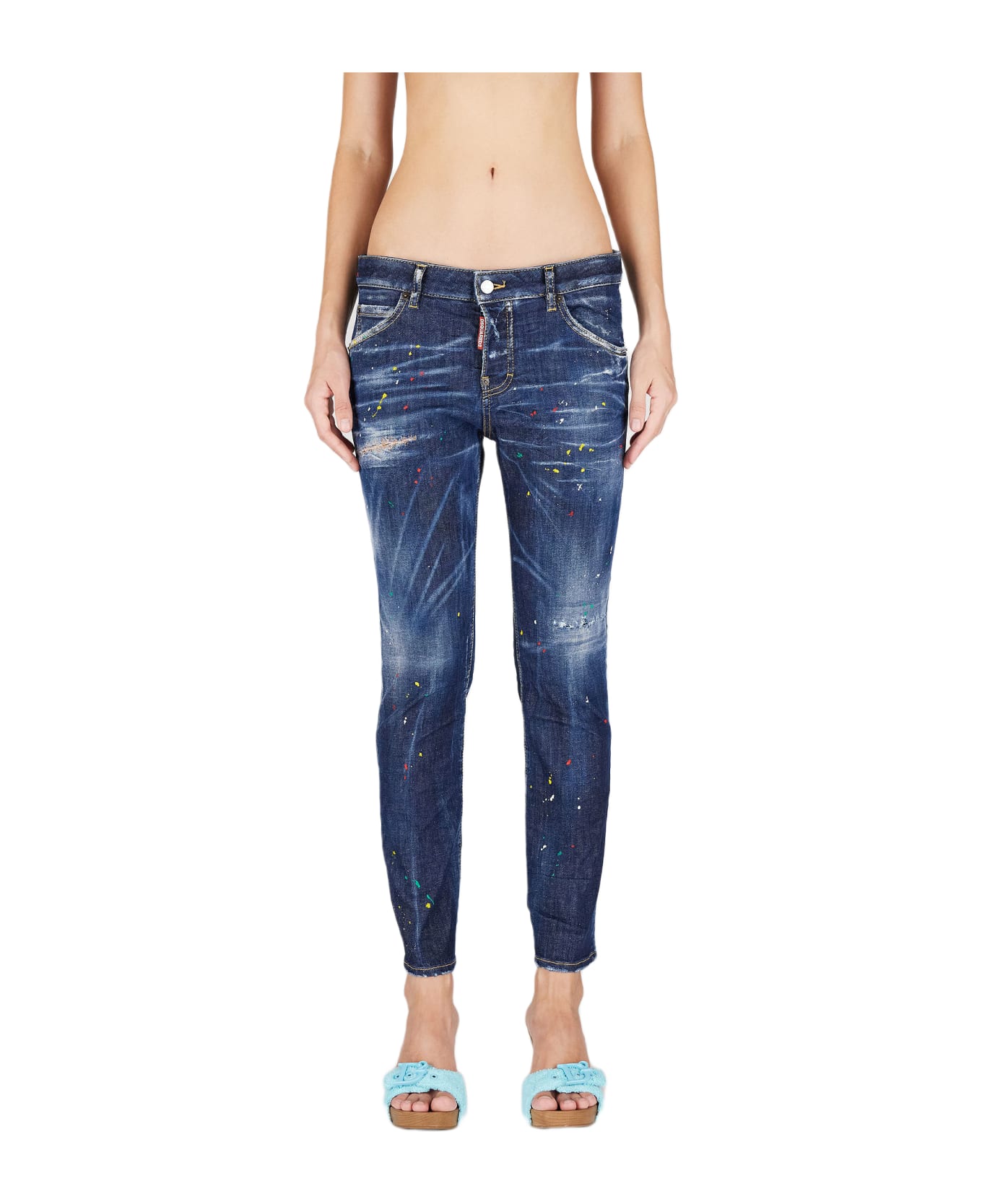 Dsquared2 Dark Bob Wash Cool Girl Jeans - Blu