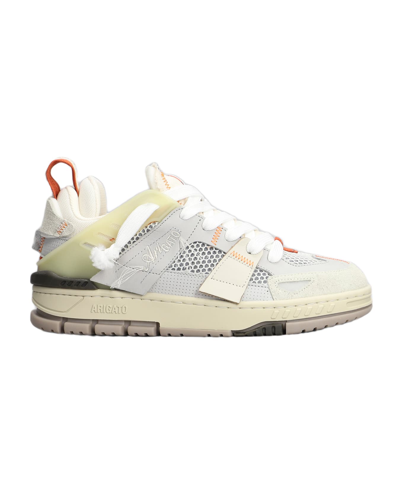 Axel Arigato Area Patchwork Sneakers In Beige Synthetic Fibers - beige