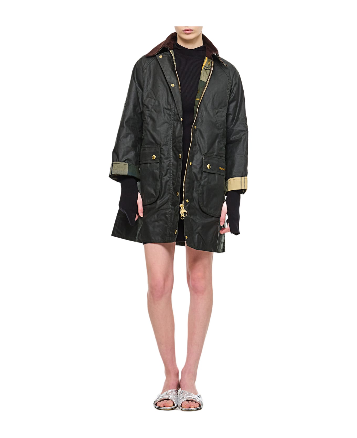 Barbour Long Beadnell Wax Coat