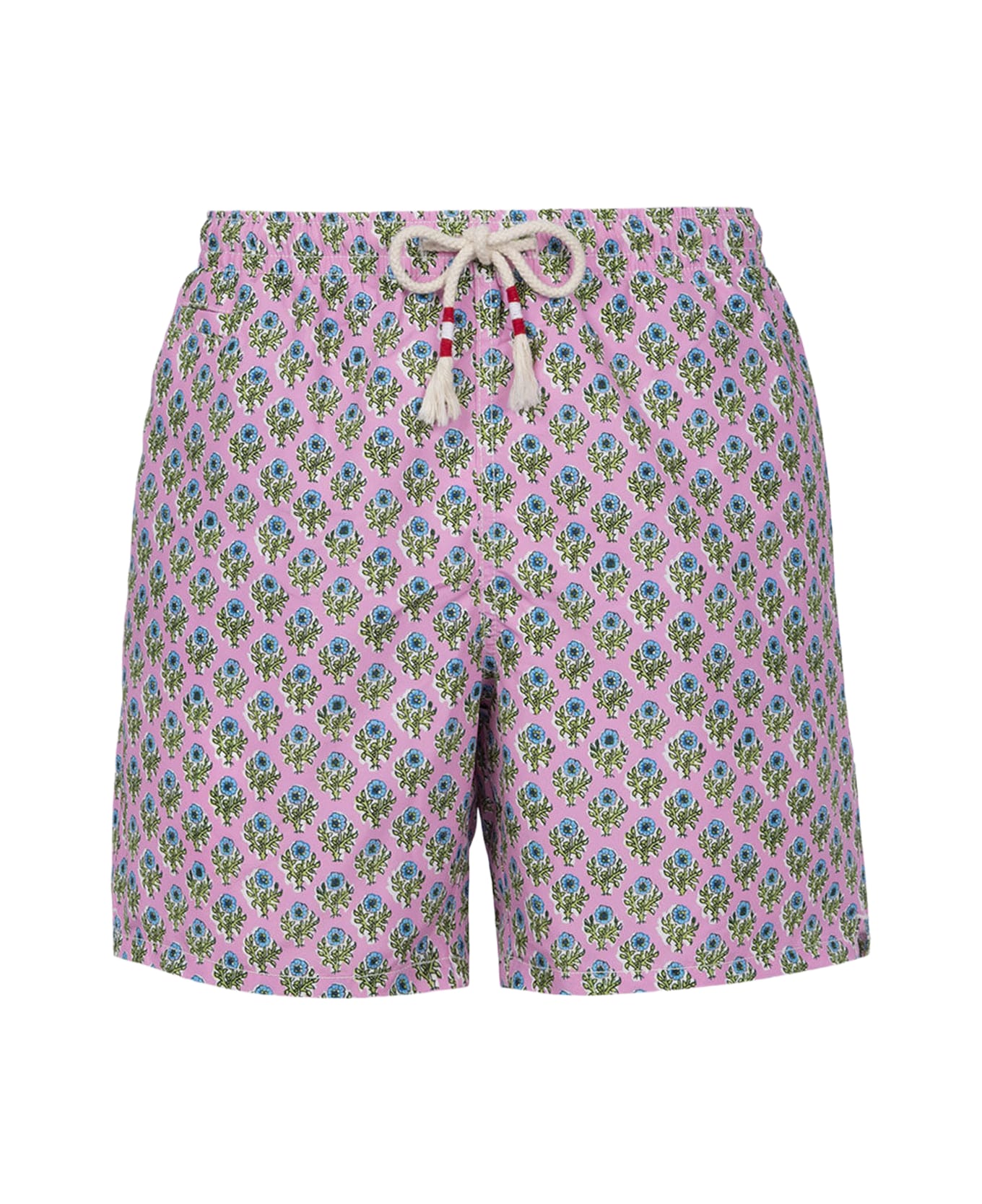 MC2 Saint Barth Man Mid-length Swim-shorts Caprese - PINK