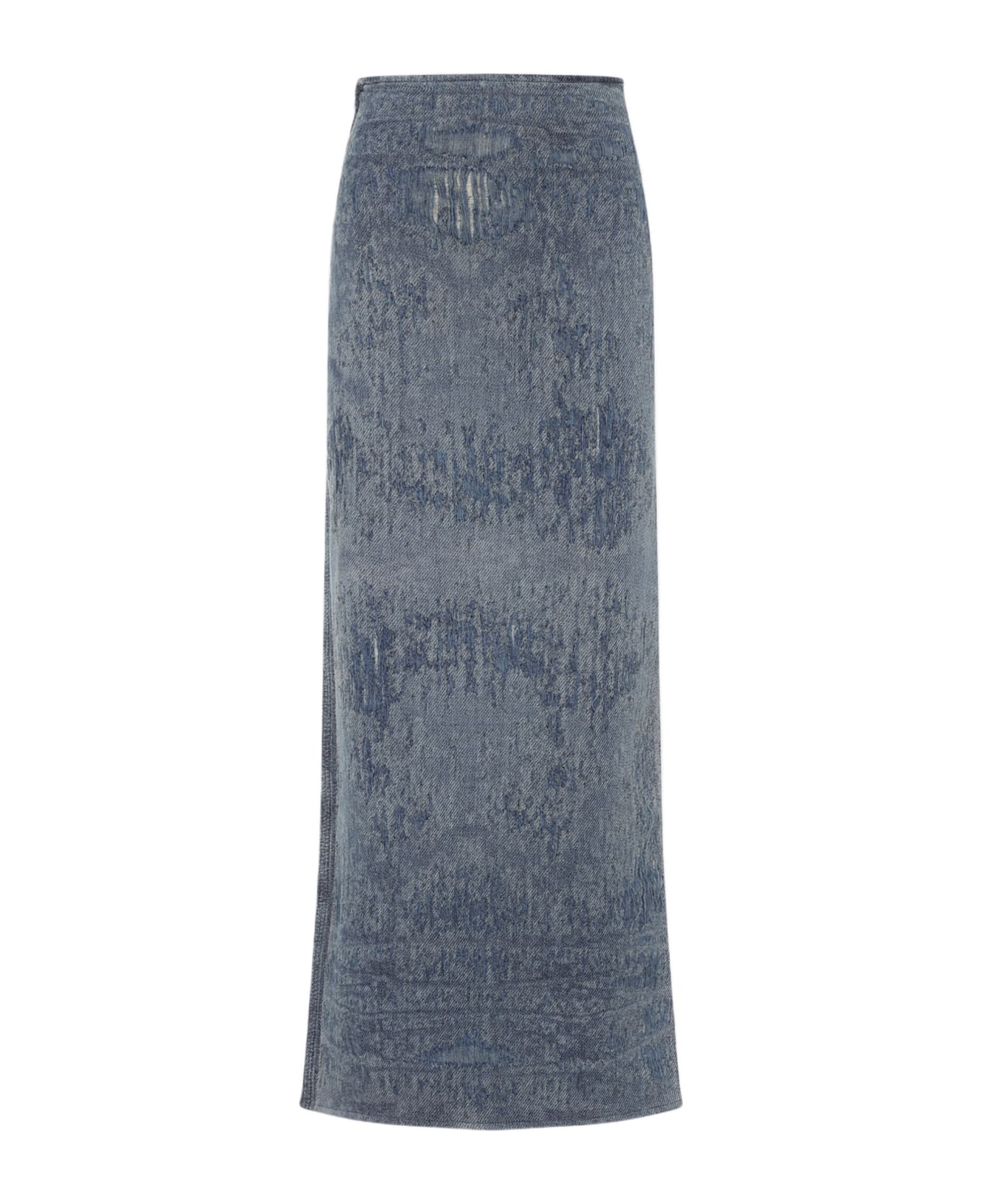 Diesel De-megan-fsg Long Skirt - Blue