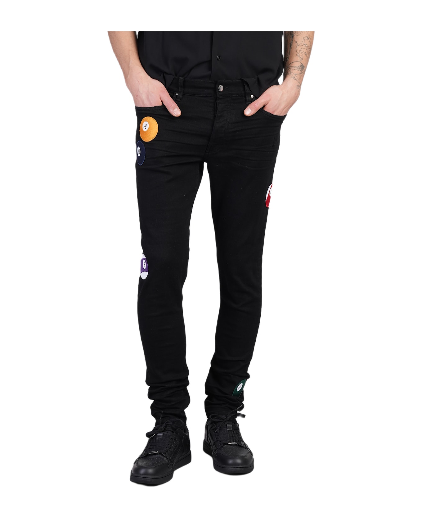 AMIRI Jeans In Black Denim - black