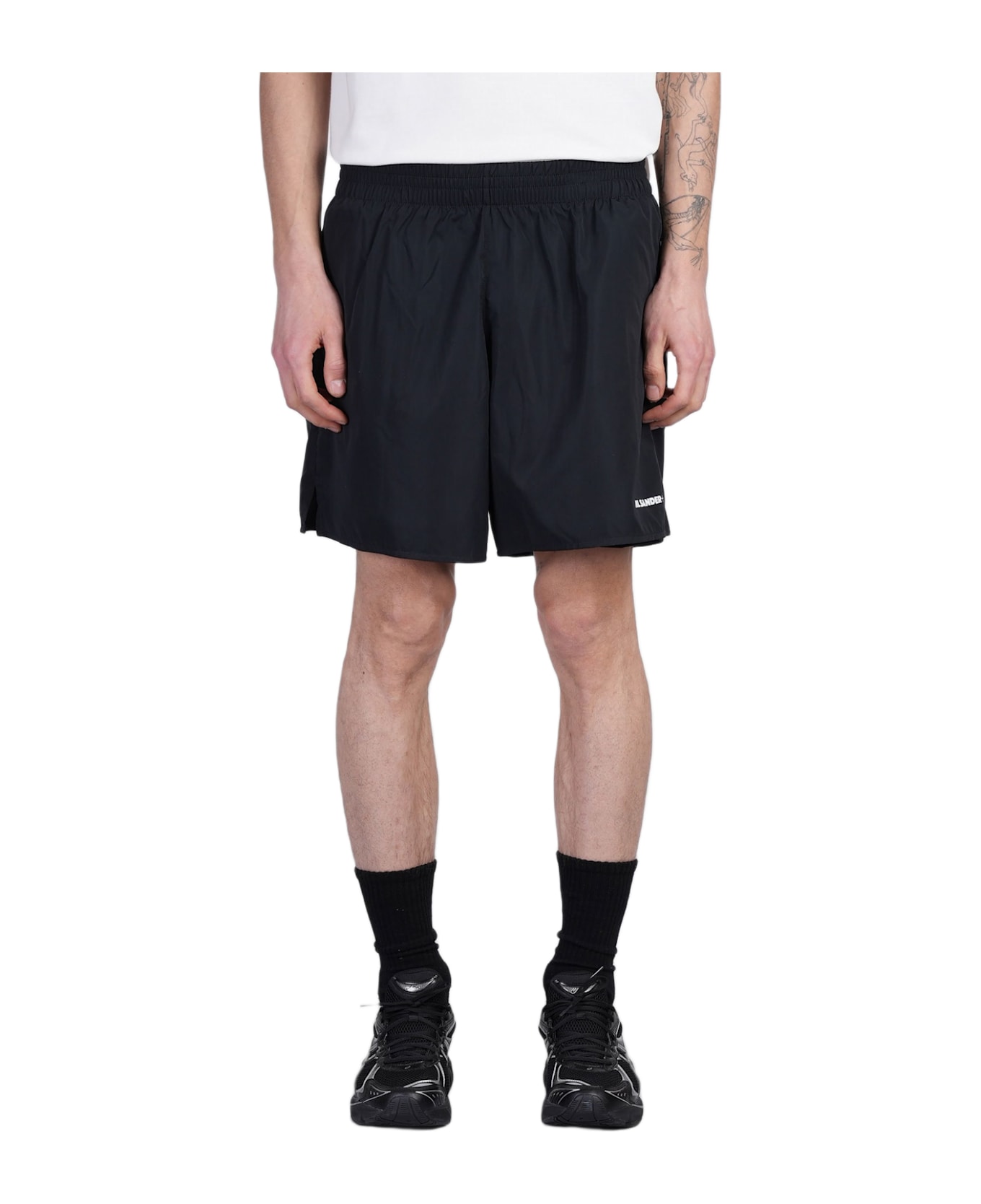Jil Sander Shorts In Black Polyester - black