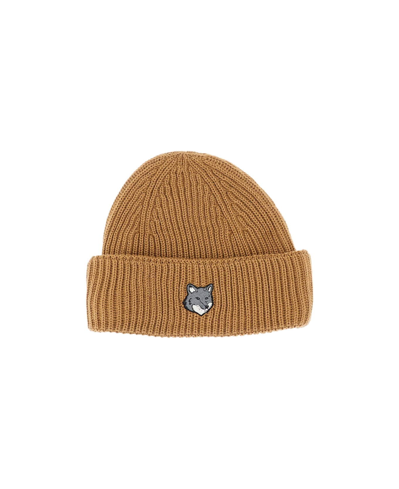 Maison Kitsuné Wool Hat - Brown