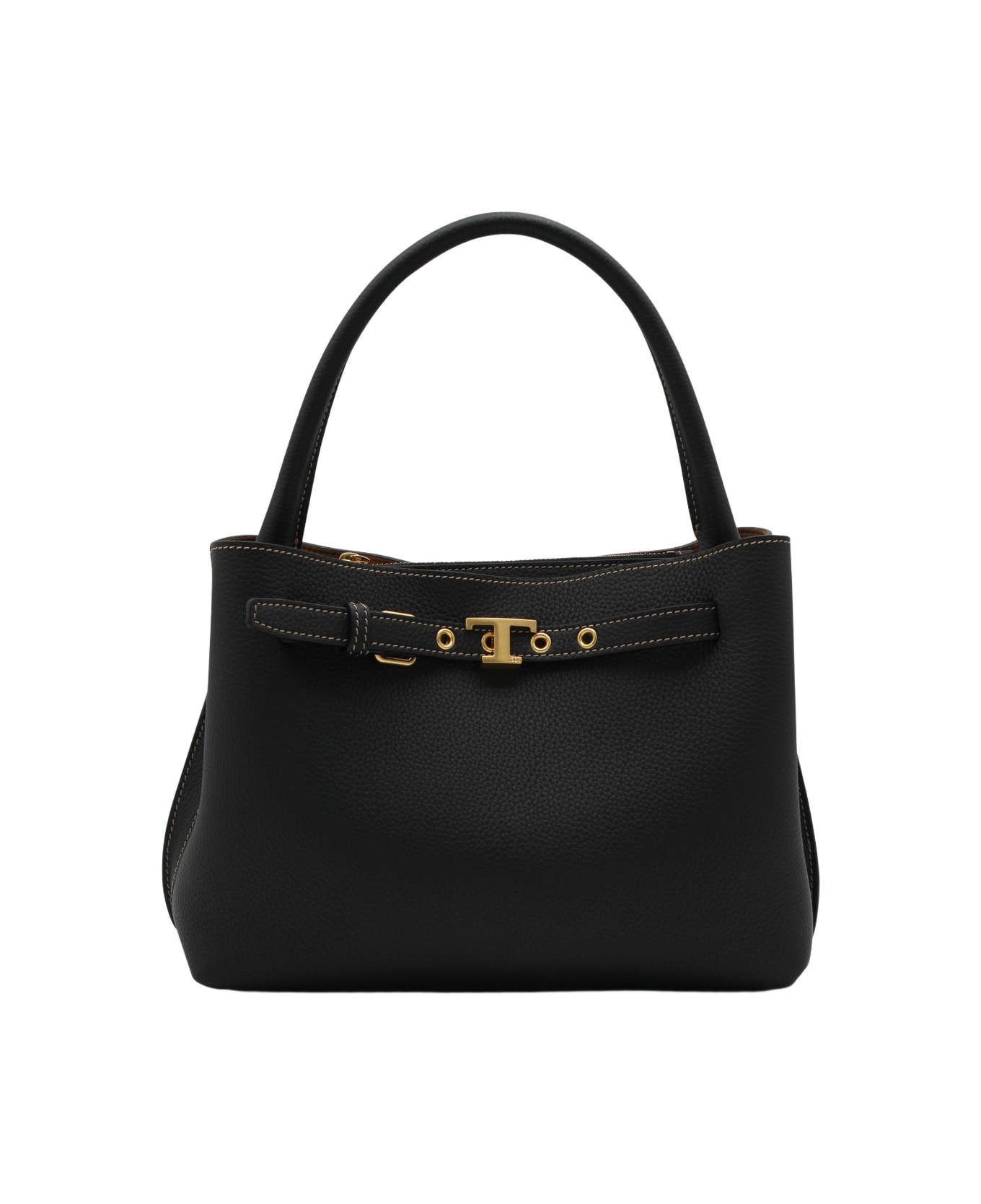 Tod's Black Leather Tote - Black