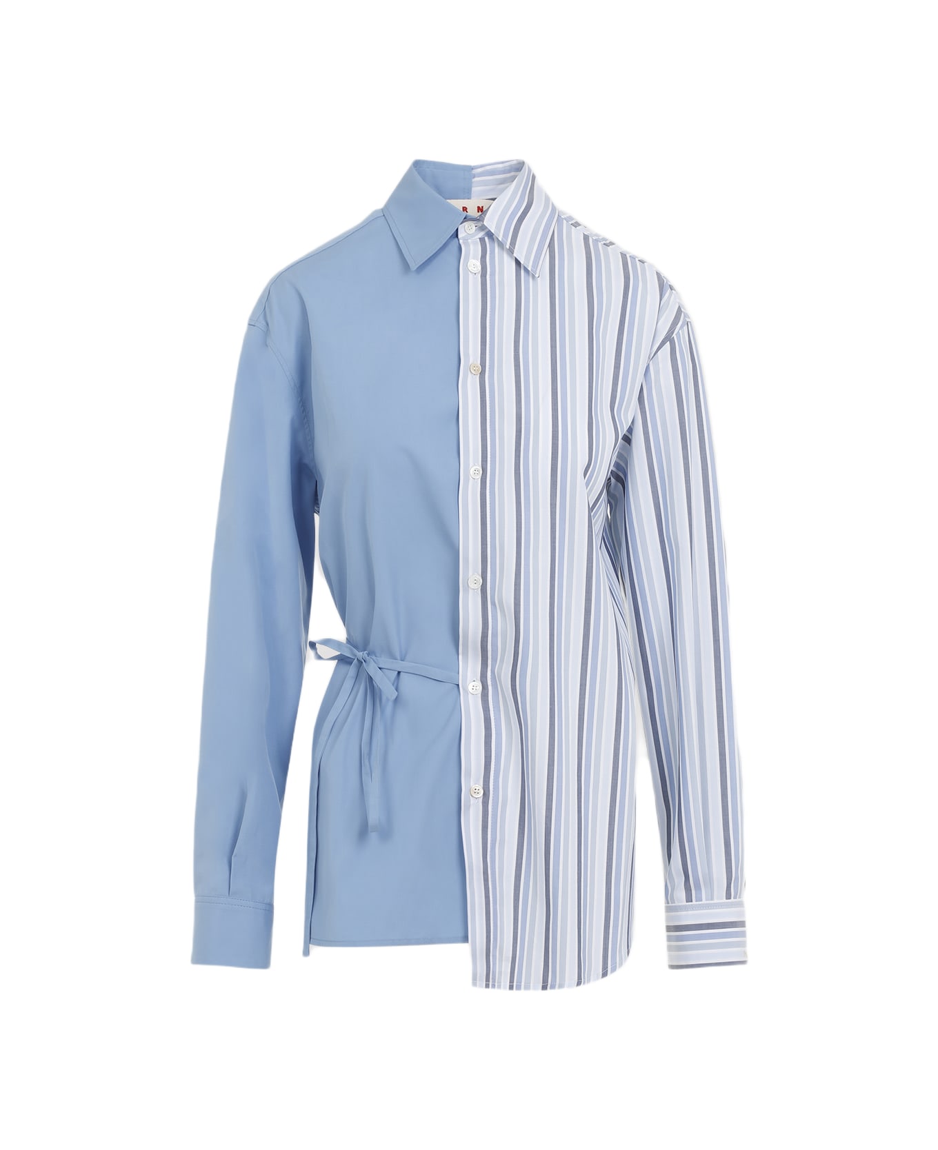 Tシャツ・カットソー MARNI Marni Cotton Shirt (CUMU0278QS.UTC393 STB47 LAKE) Marni Cotton Shirt CUMU0278QS.UTC393-STB47 LAKE | IlDuomo