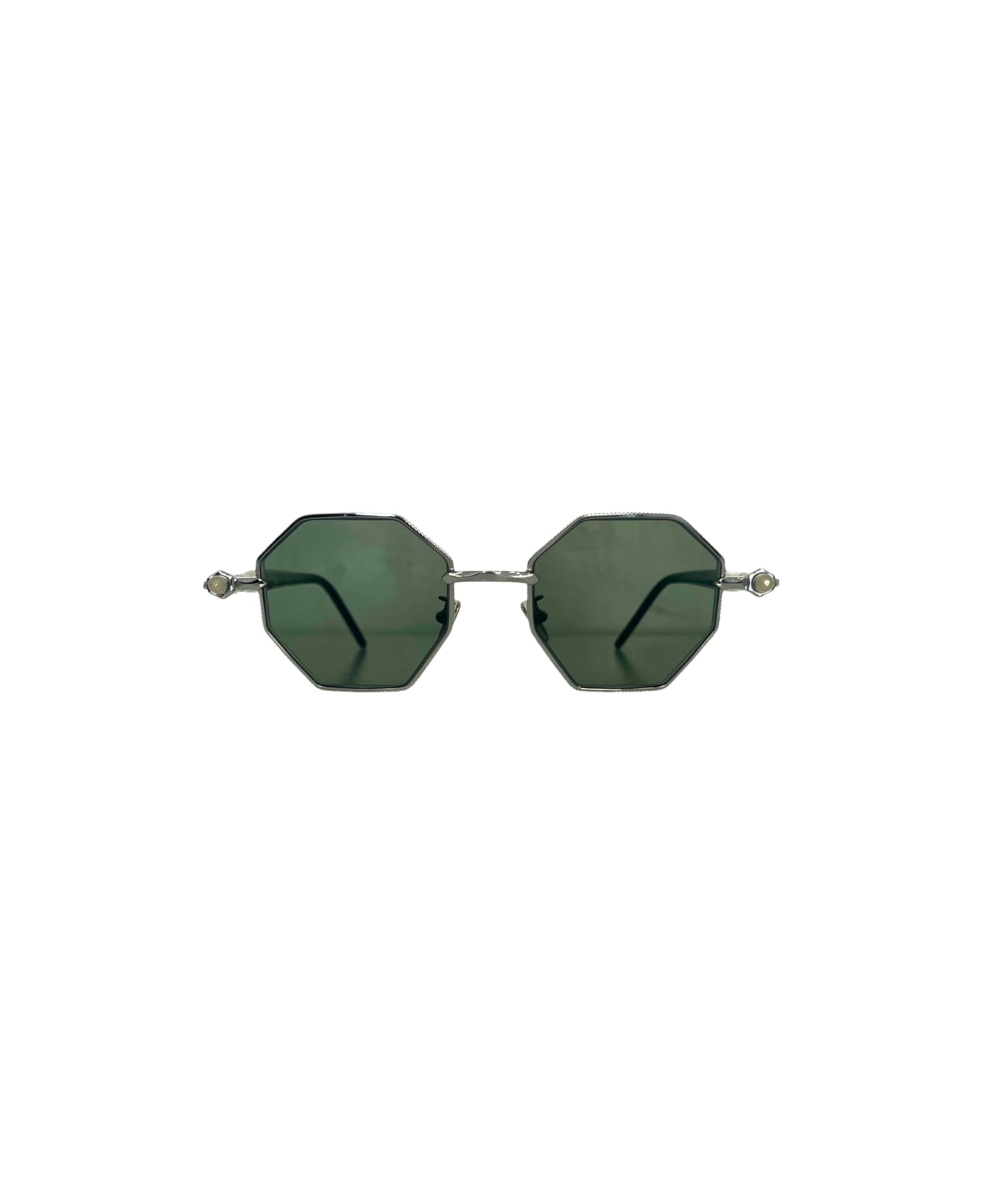 Kuboraum Mask P74 Bar - Black Matte / Artichoke / Black Shine/ Green Lens