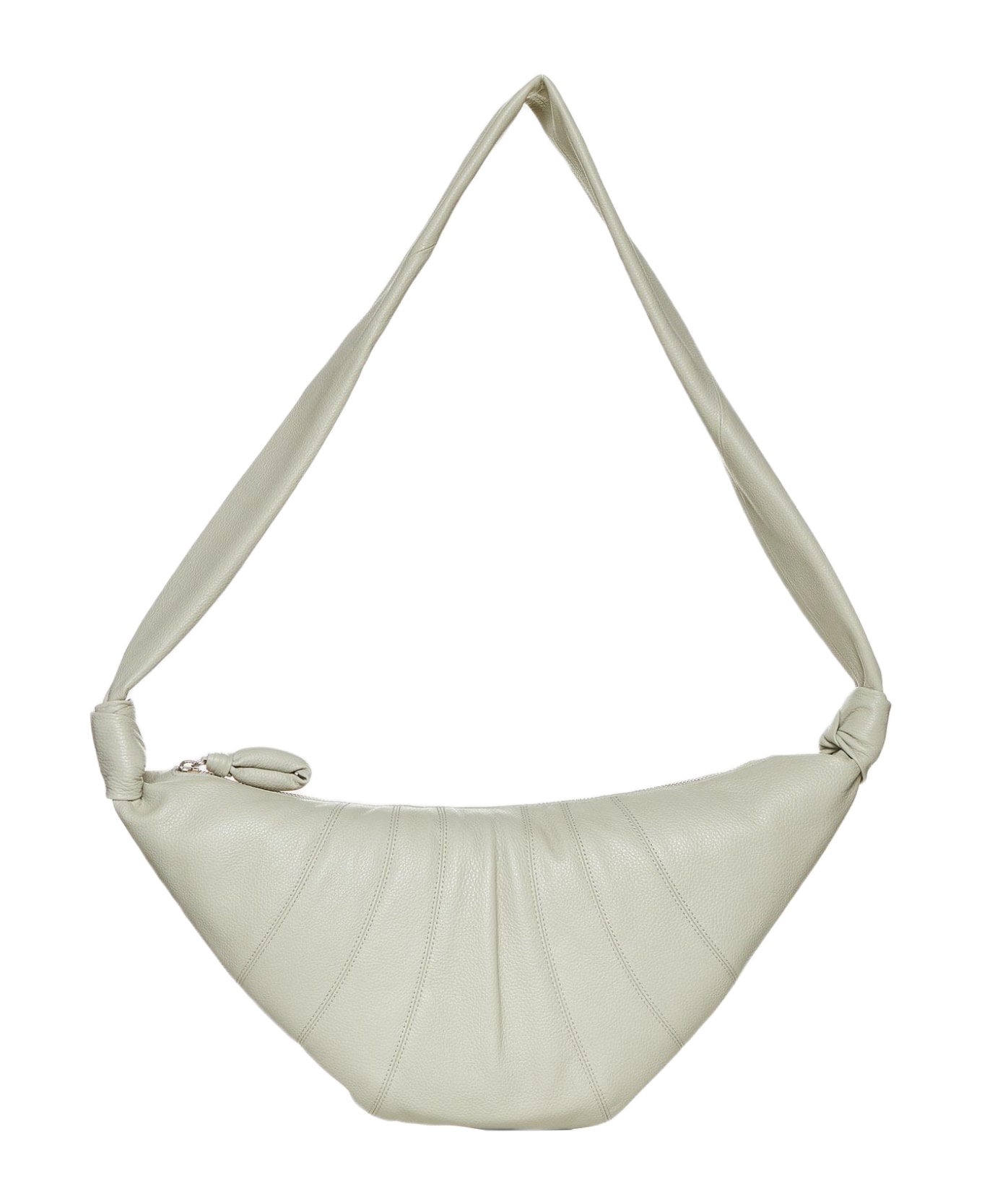 Lemaire Croissant Leather Medium Bag - Light Sage