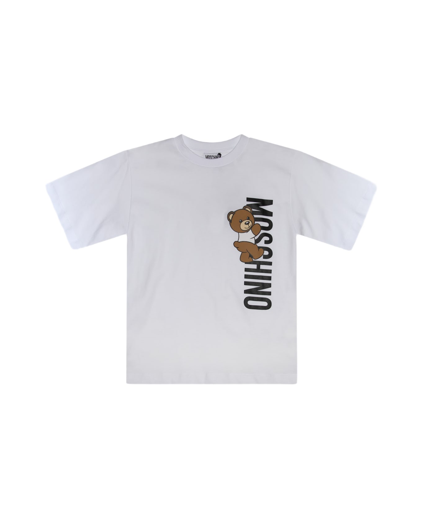 Moschino White Cotton Teddy Bear T-shirt - Bianco
