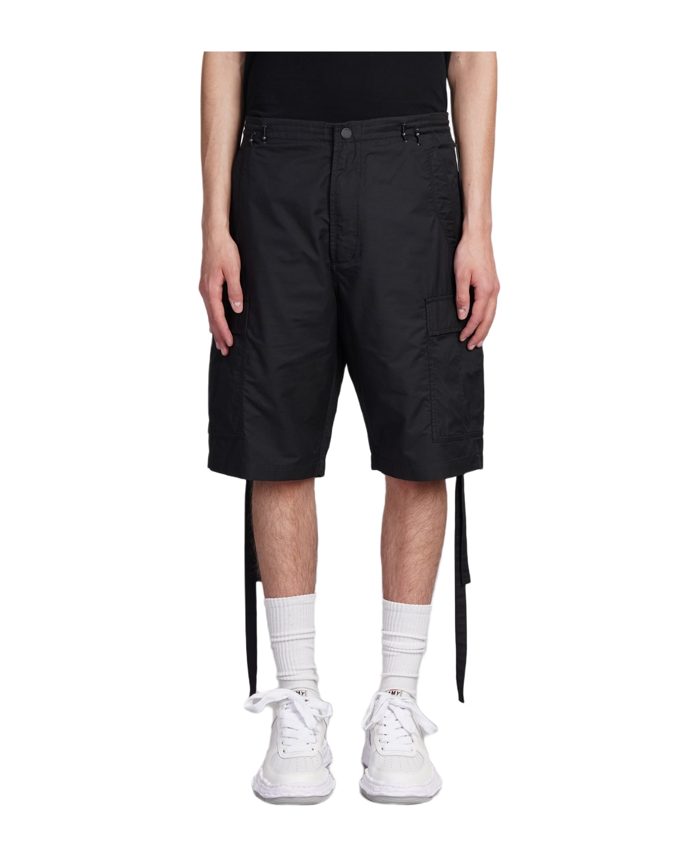 Maharishi Shorts In Black Cotton - black ショートパンツ