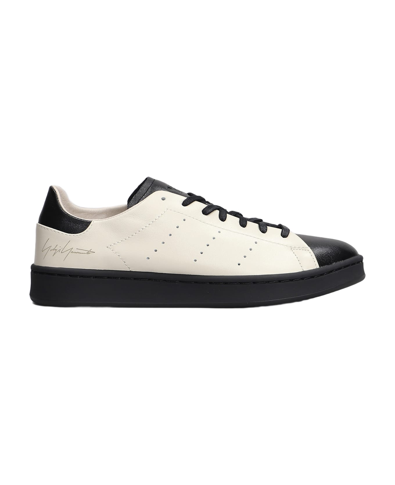 Y-3 Stan Smith Sneakers In Black Leather - black