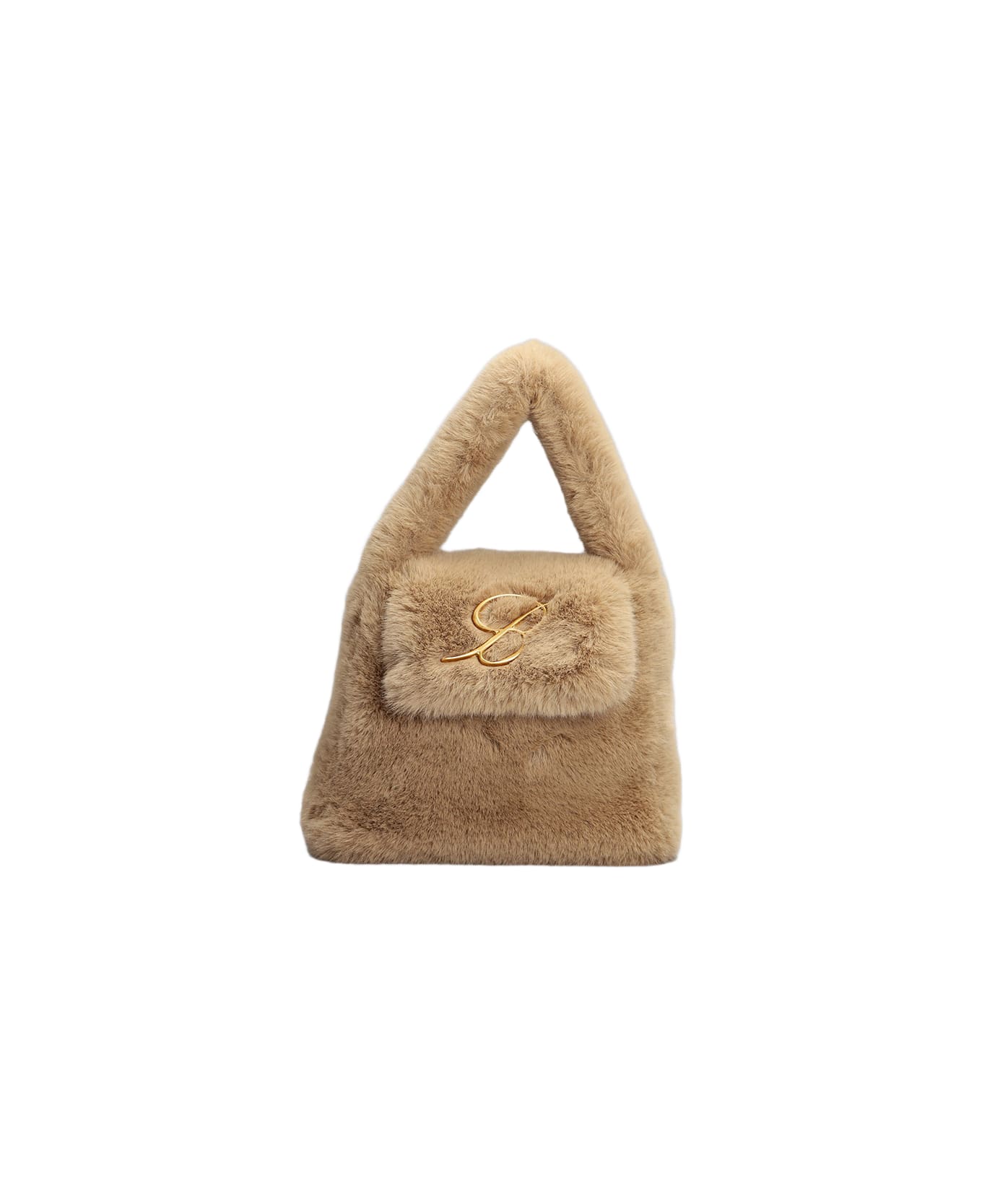Blumarine Hand Bag In Camel Polyester Blumarine - CAMEL