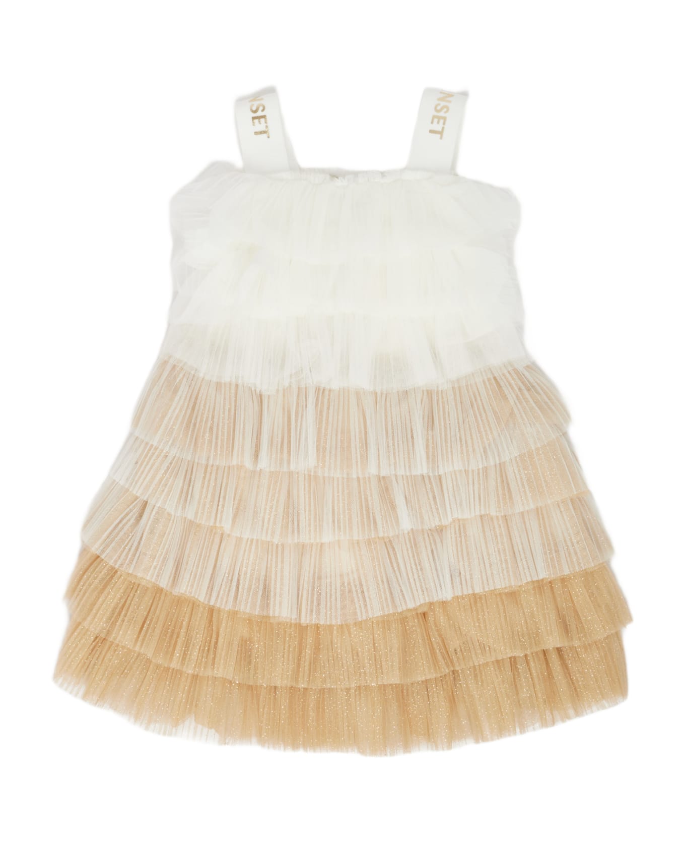 TwinSet Dress Dress - ORO-PLATINO