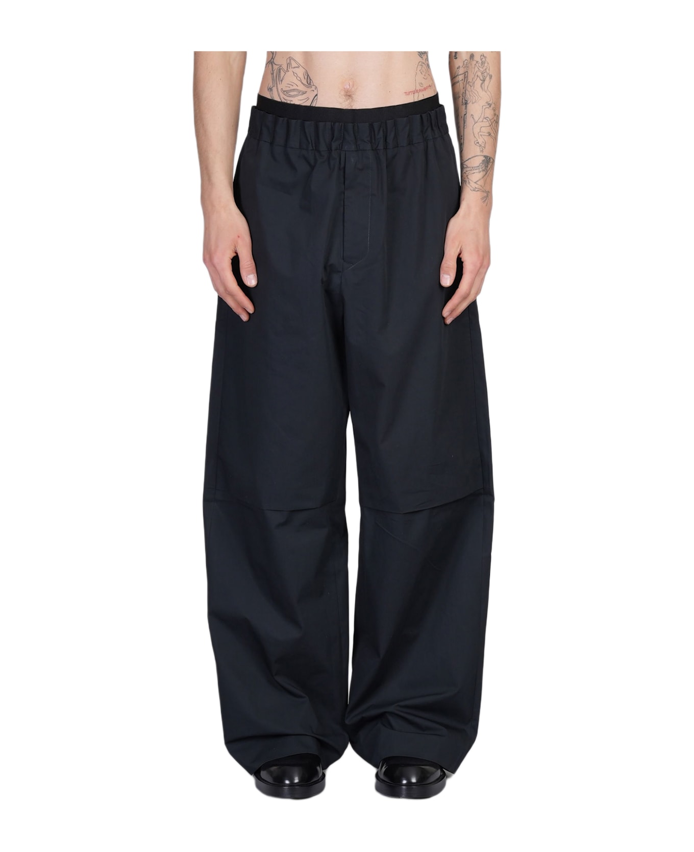 OAMC Pants In Black Cotton - black
