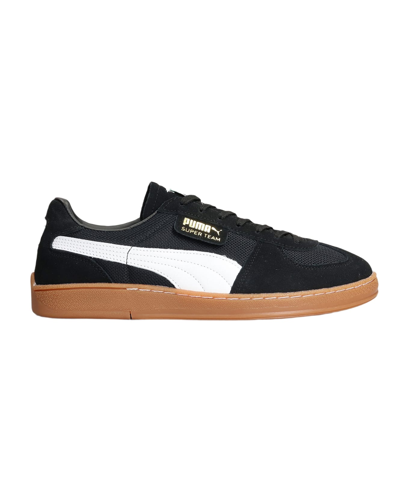 Puma Super Team Og Sneakers In Black Suede And Fabric - BLACK/WHITE スニーカー