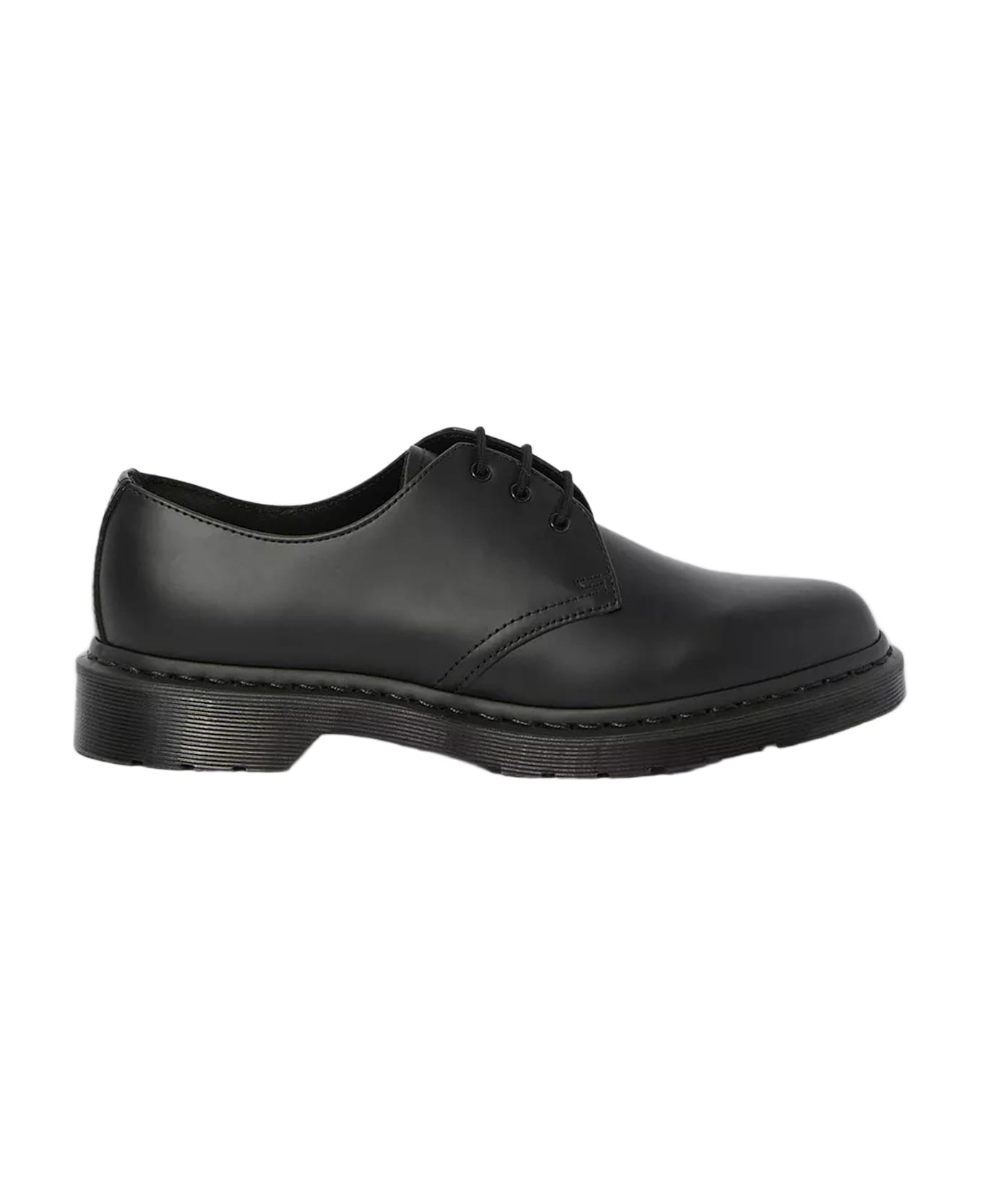 Dr. Martens 1461 Mono Black smooth leather derby shoes - 1461 Mono - Nero