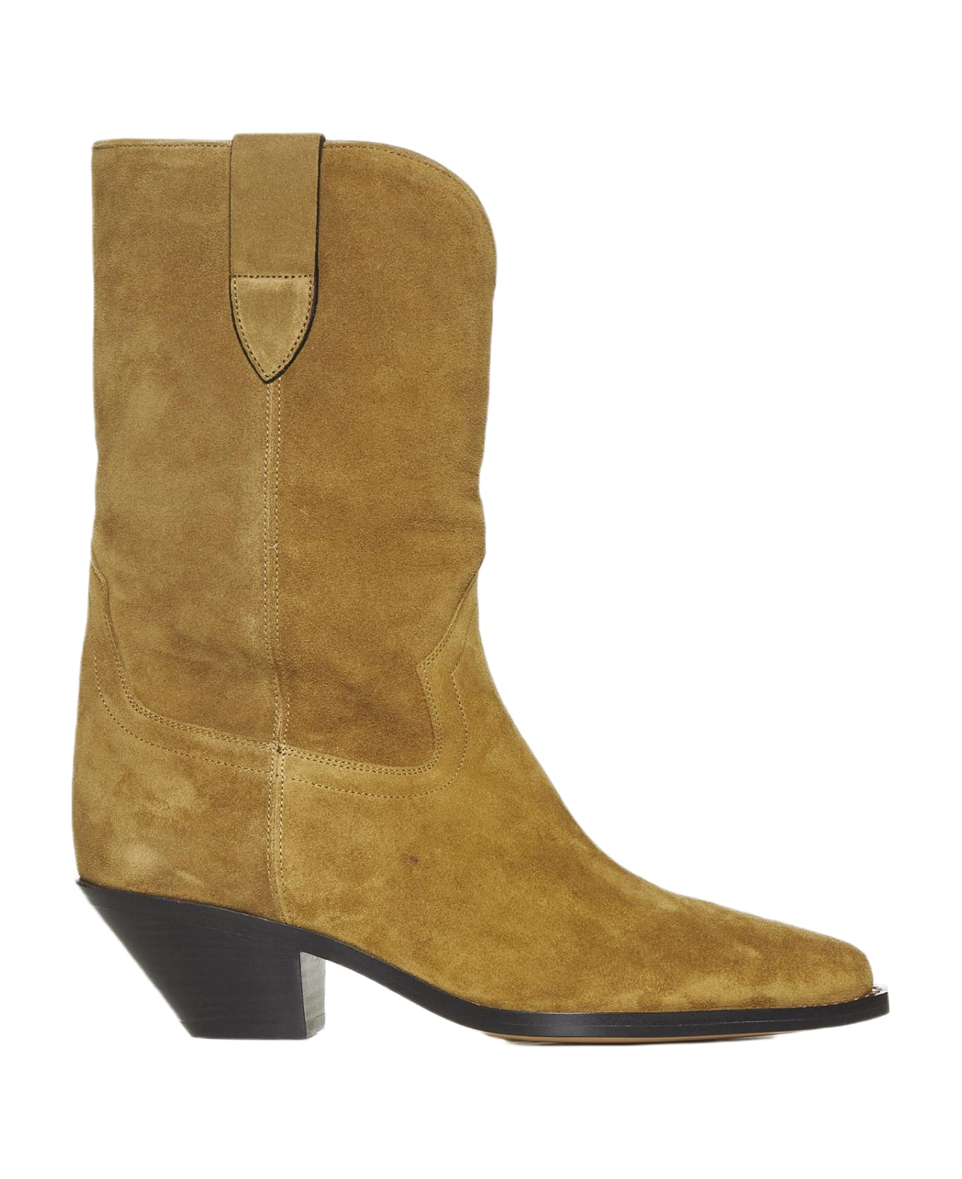 Isabel Marant Dahope Suede Ankle Boots - BROWNISH-GREY 