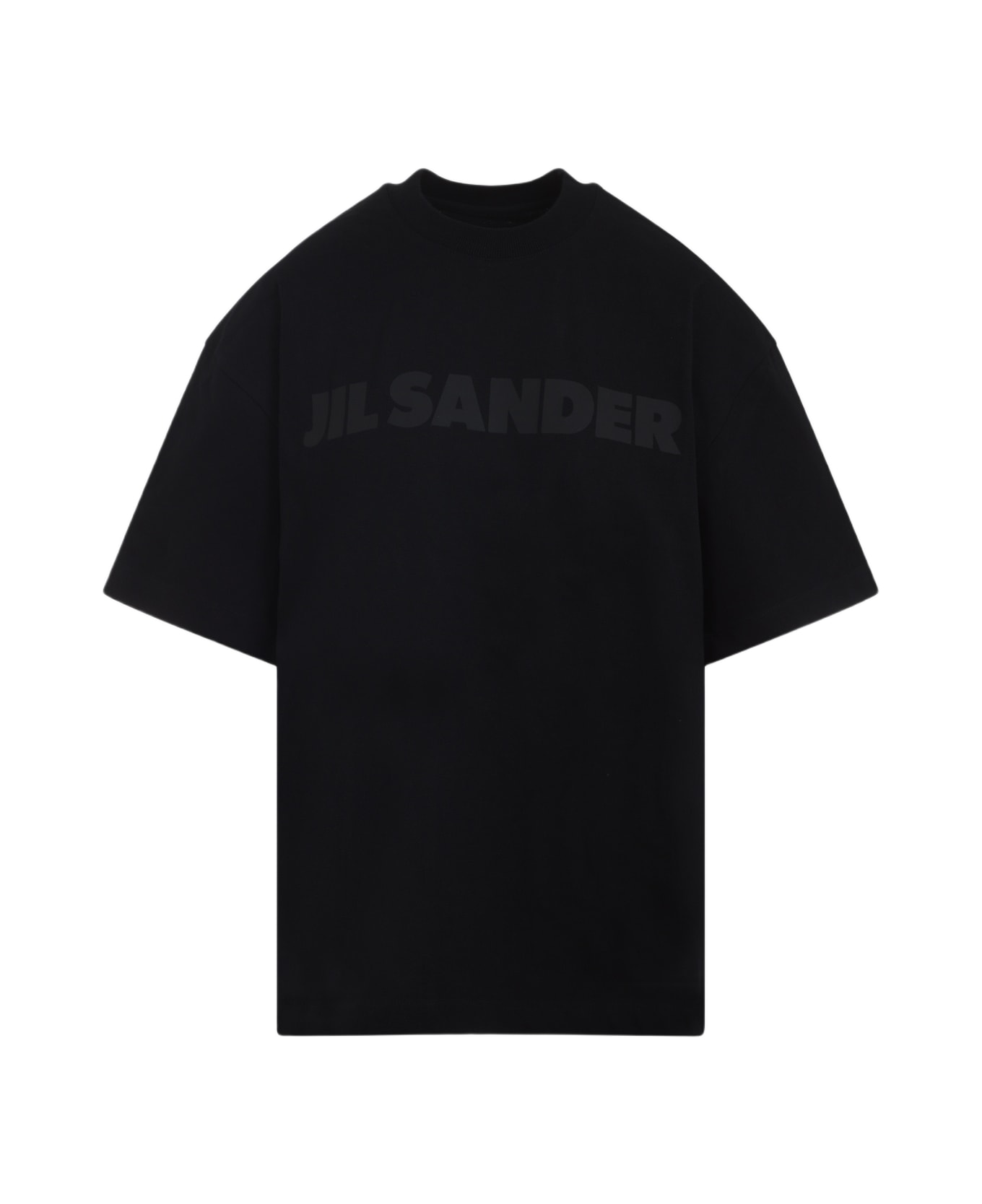 Jil Sander Logo Cotton T-shirt - Black