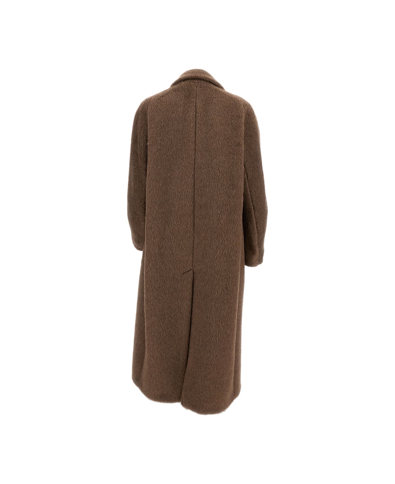 
S Max Mara Wool Blend Giorgia Coat - Brown