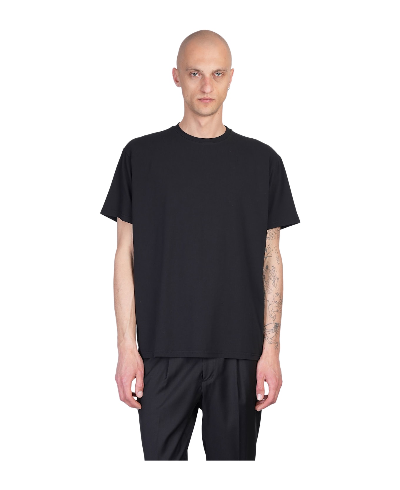 Low Brand B150 T-shirt In Black Cotton - black