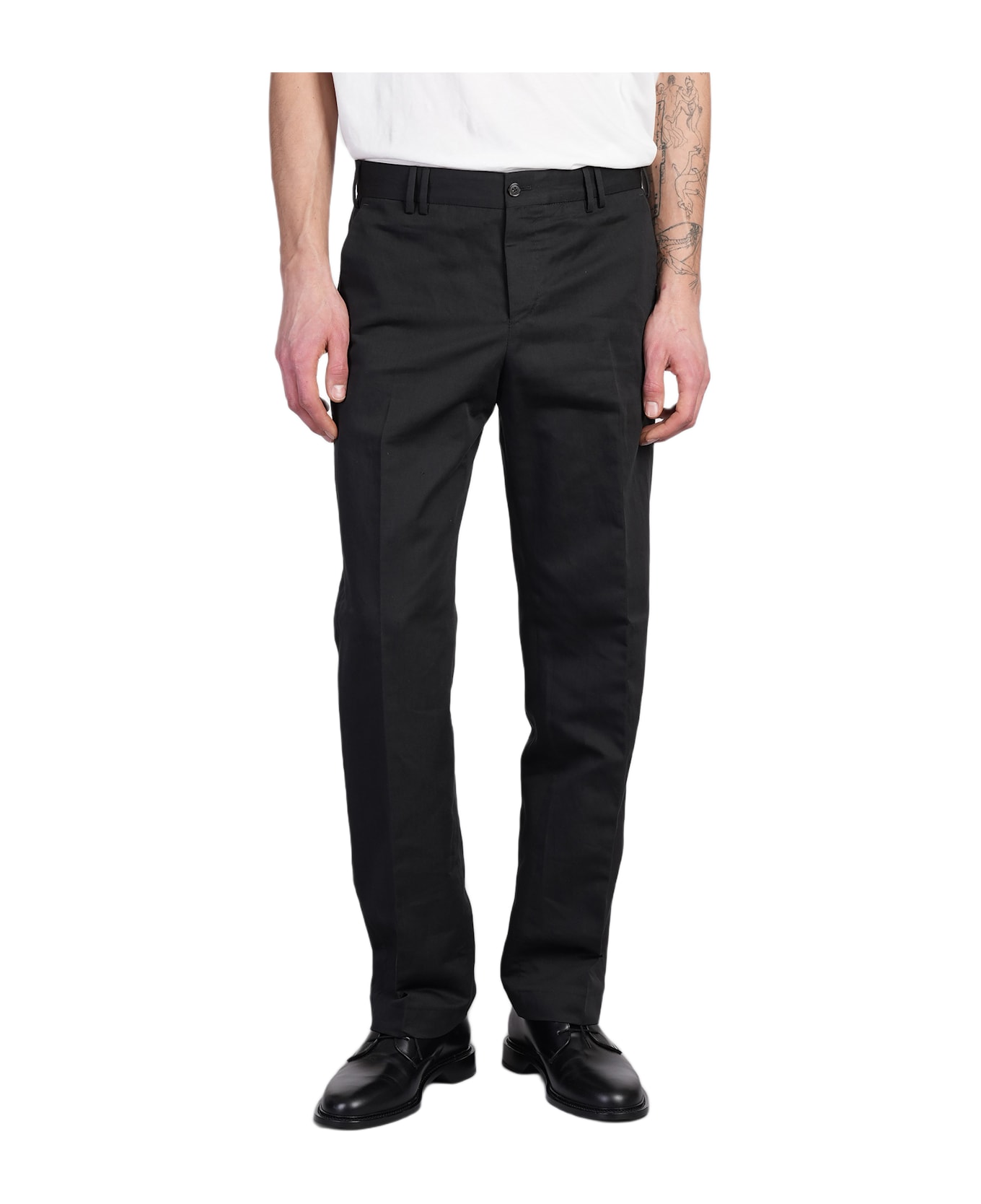 PT Torino Bp65 Pants In Black Cotton - black