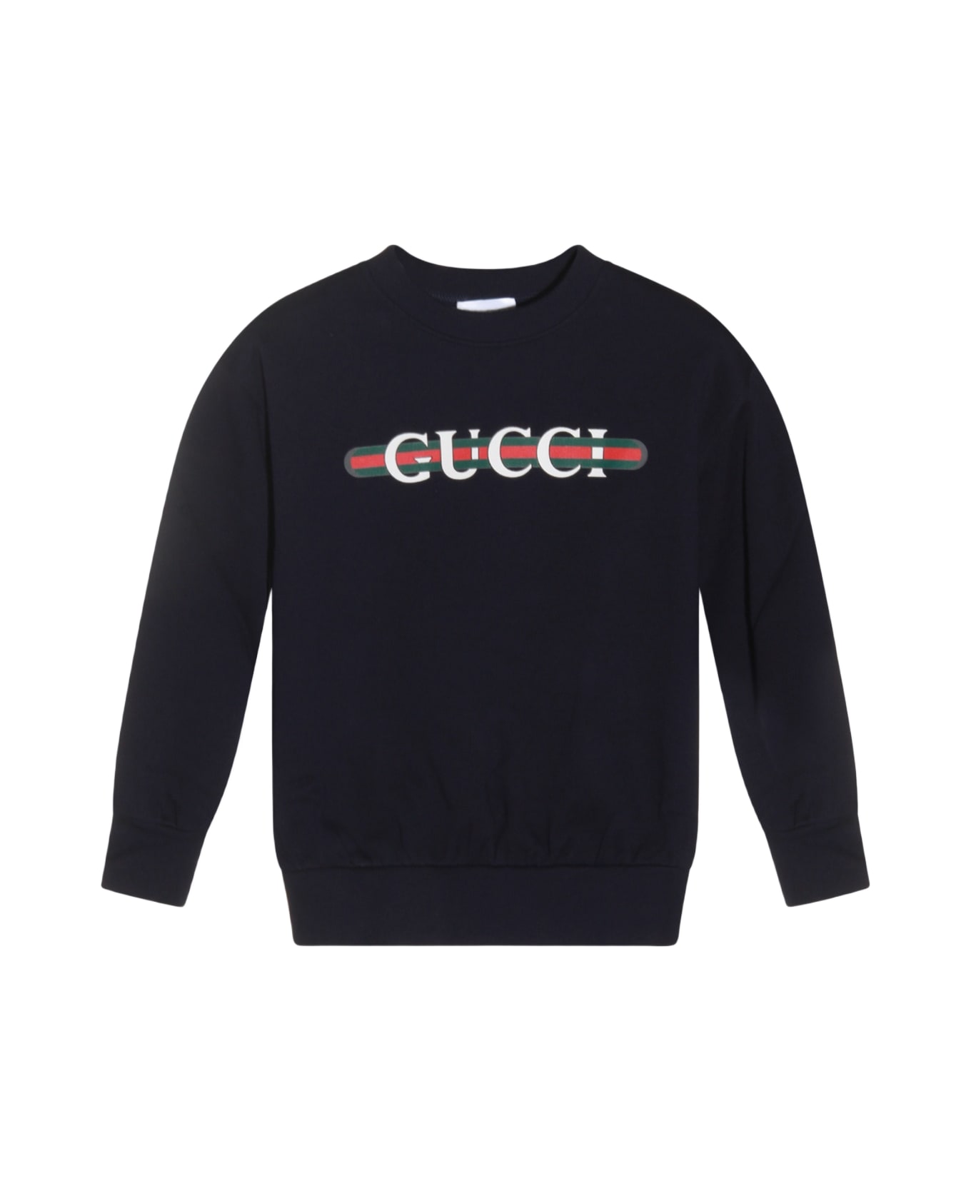 Gucci Dark Blue Cotton Sweatshirt - DARK NIGHT SKY